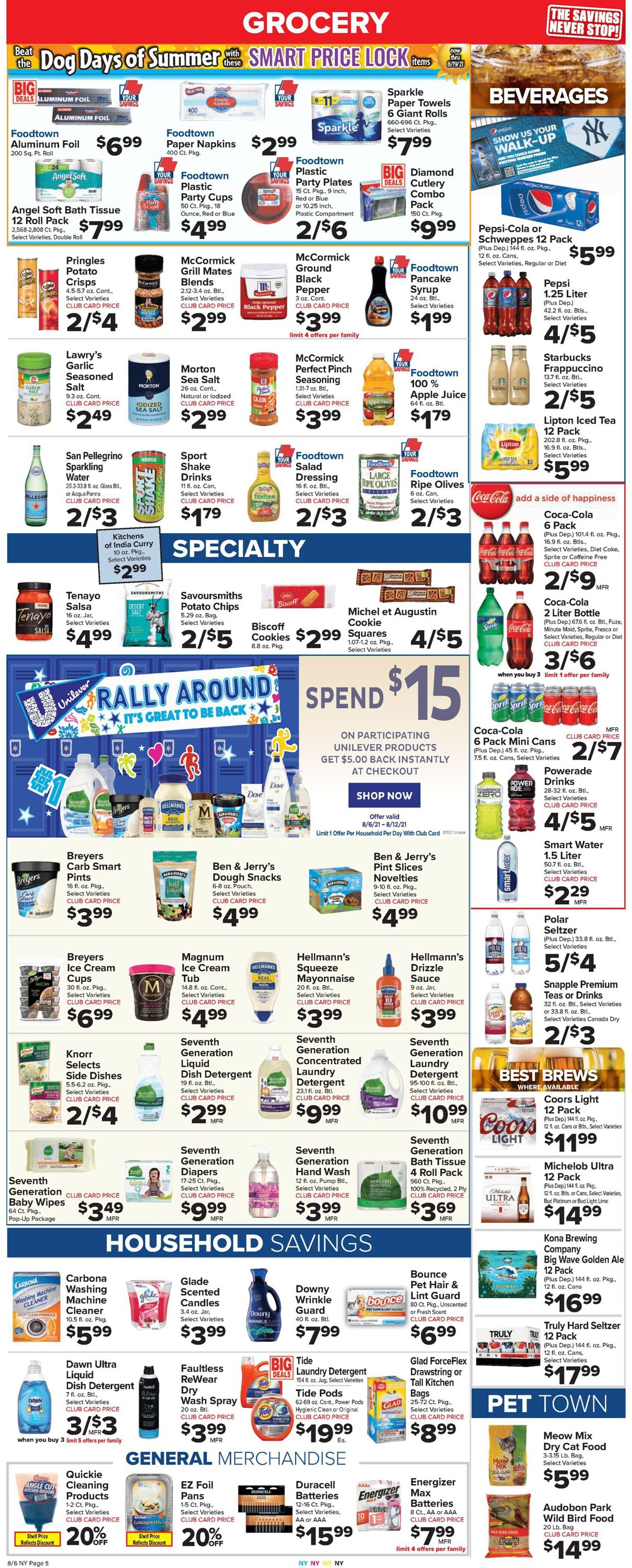 Foodtown Weekly Ad Circular - valid 08/06-08/12/2021 (Page 7)