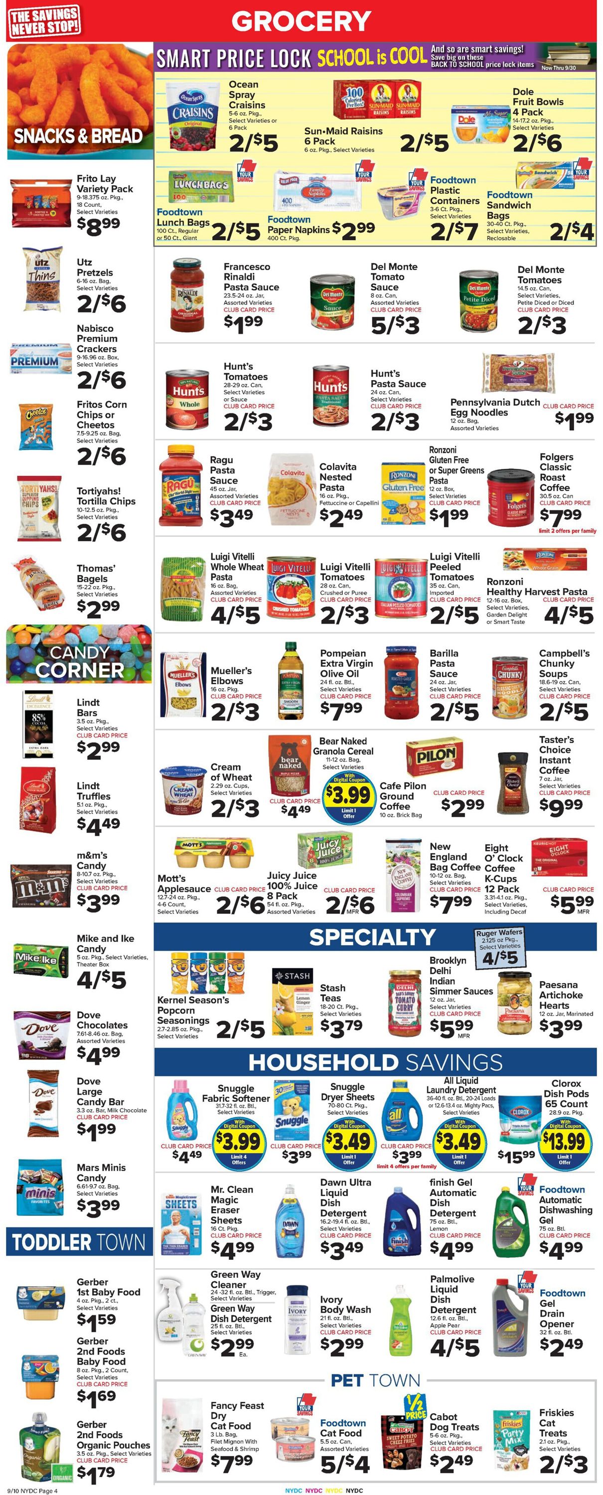 Foodtown Weekly Ad Circular - valid 09/10-09/16/2021 (Page 6)