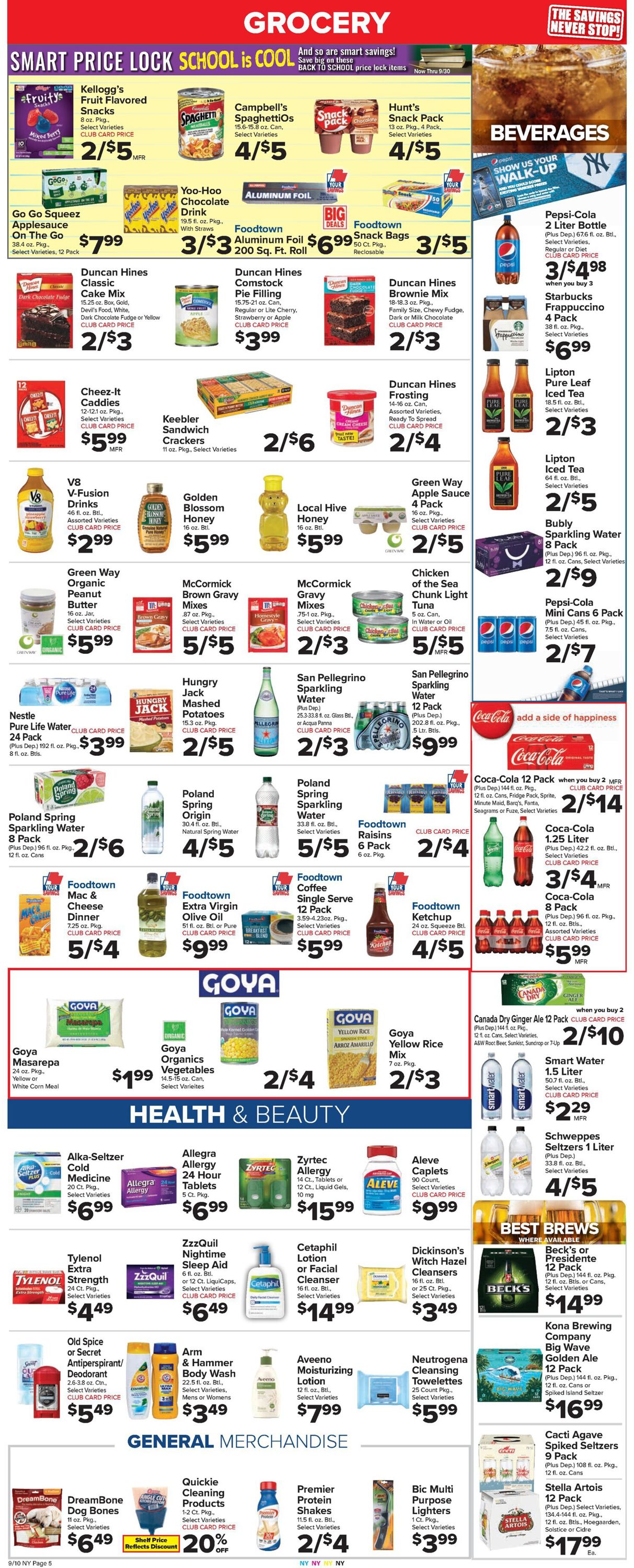Foodtown Weekly Ad Circular - valid 09/10-09/16/2021 (Page 7)
