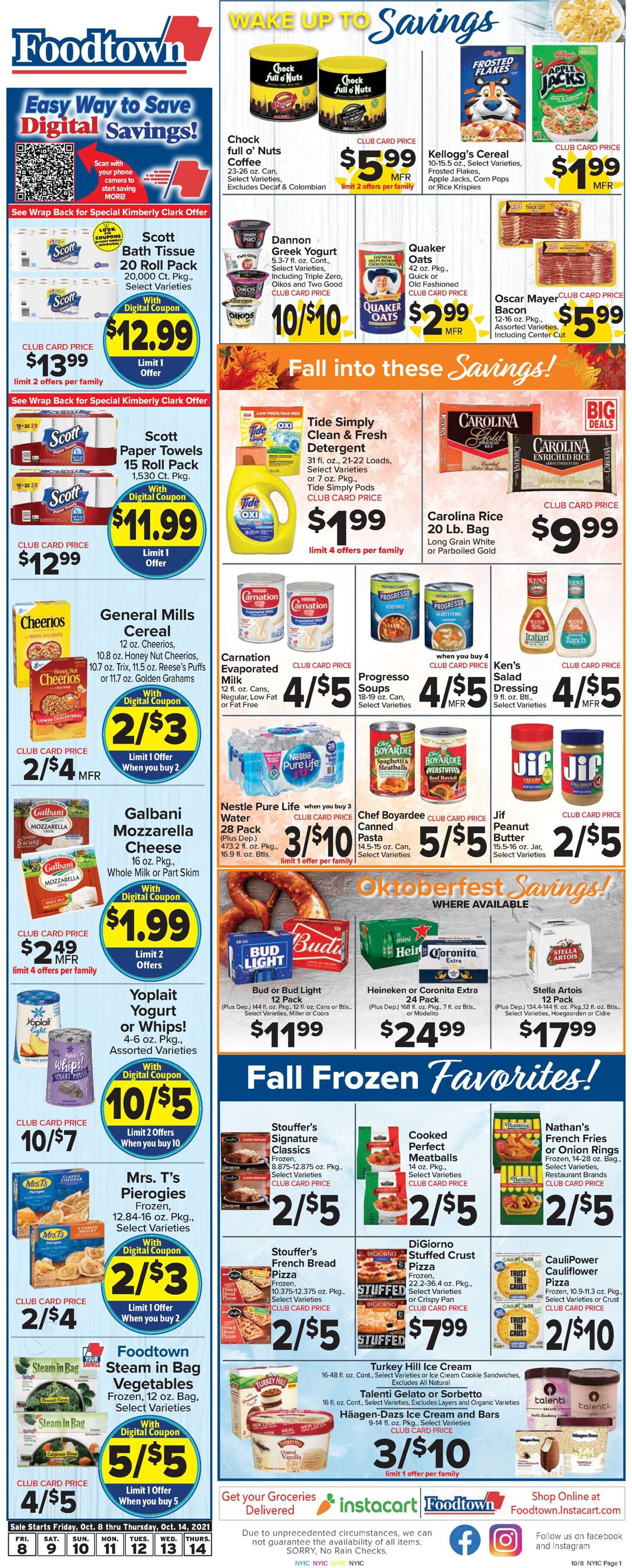 Foodtown Weekly Ad Circular - valid 10/08-10/14/2021 (Page 3)