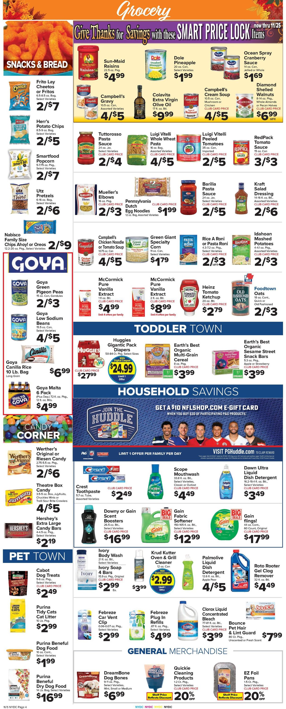 Foodtown Weekly Ad Circular - valid 11/05-11/11/2021 (Page 6)