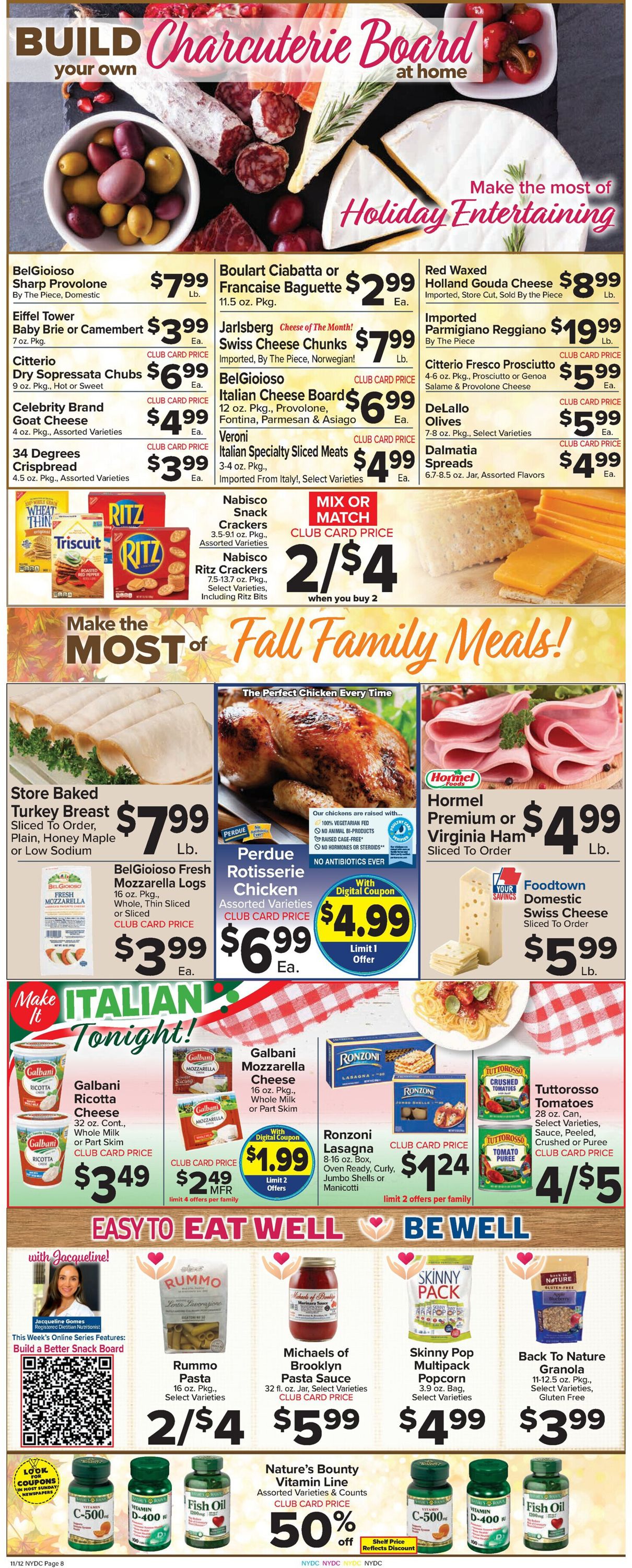 Foodtown Weekly Ad Circular - valid 11/12-11/18/2021 (Page 2)