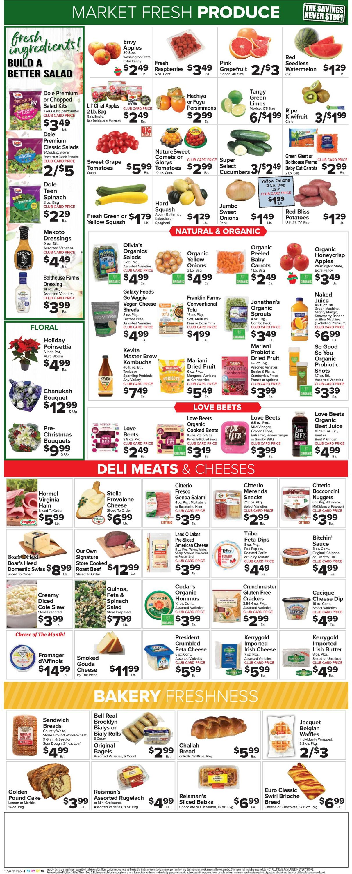 Foodtown Weekly Ad Circular - valid 11/26-12/02/2021 (Page 6)