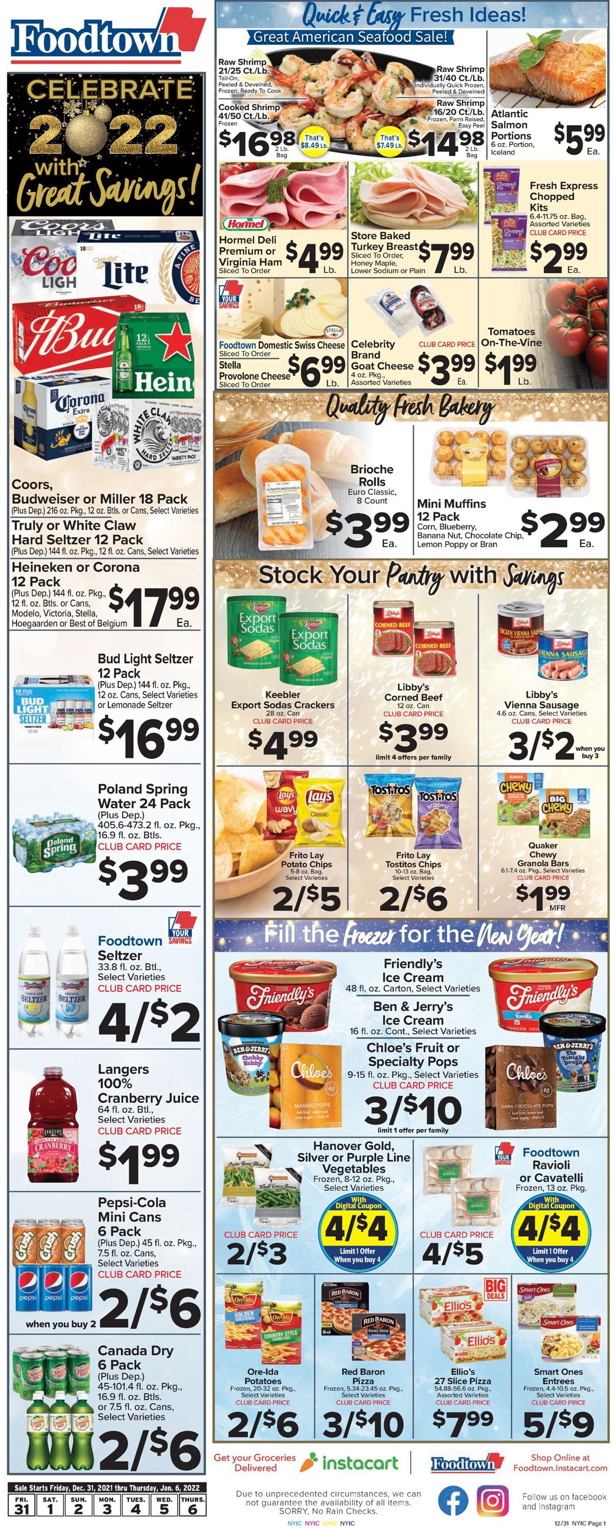 Foodtown Weekly Ad Circular - valid 12/31-01/06/2022 (Page 3)