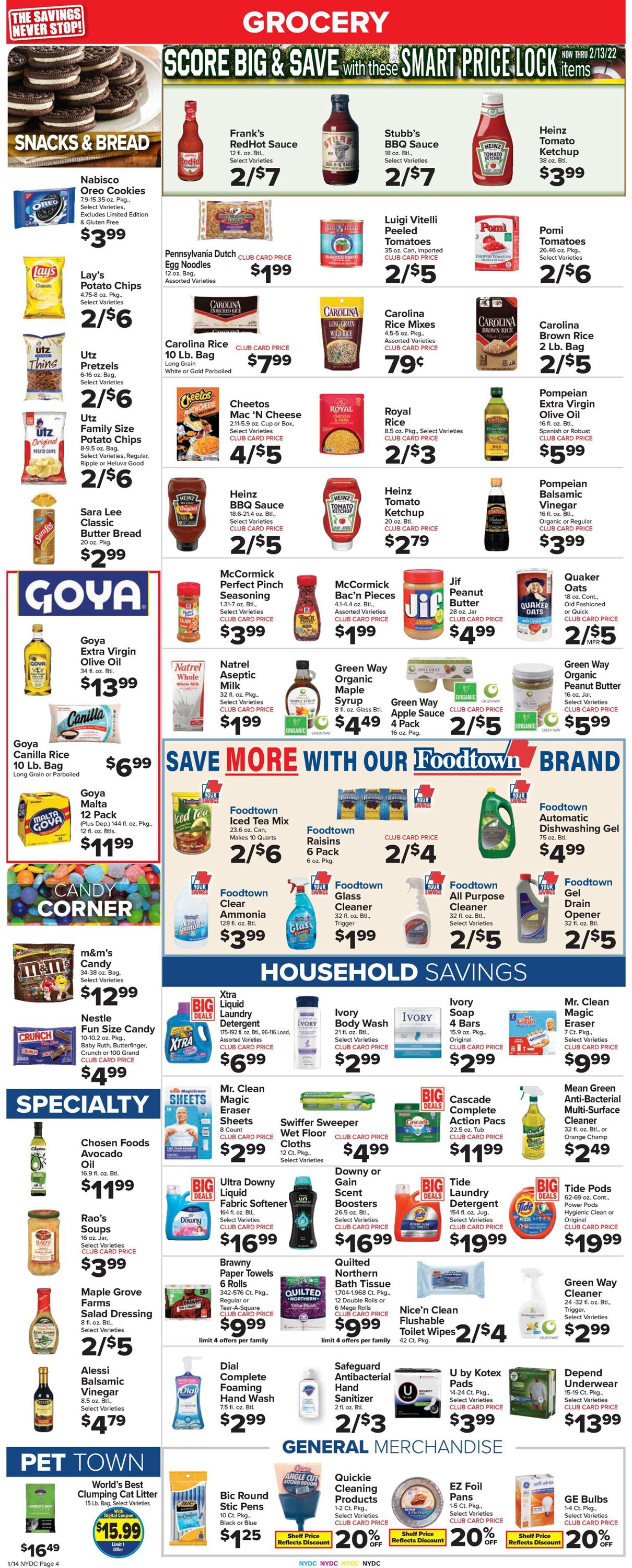 Foodtown Weekly Ad Circular - valid 01/14-01/20/2022 (Page 6)