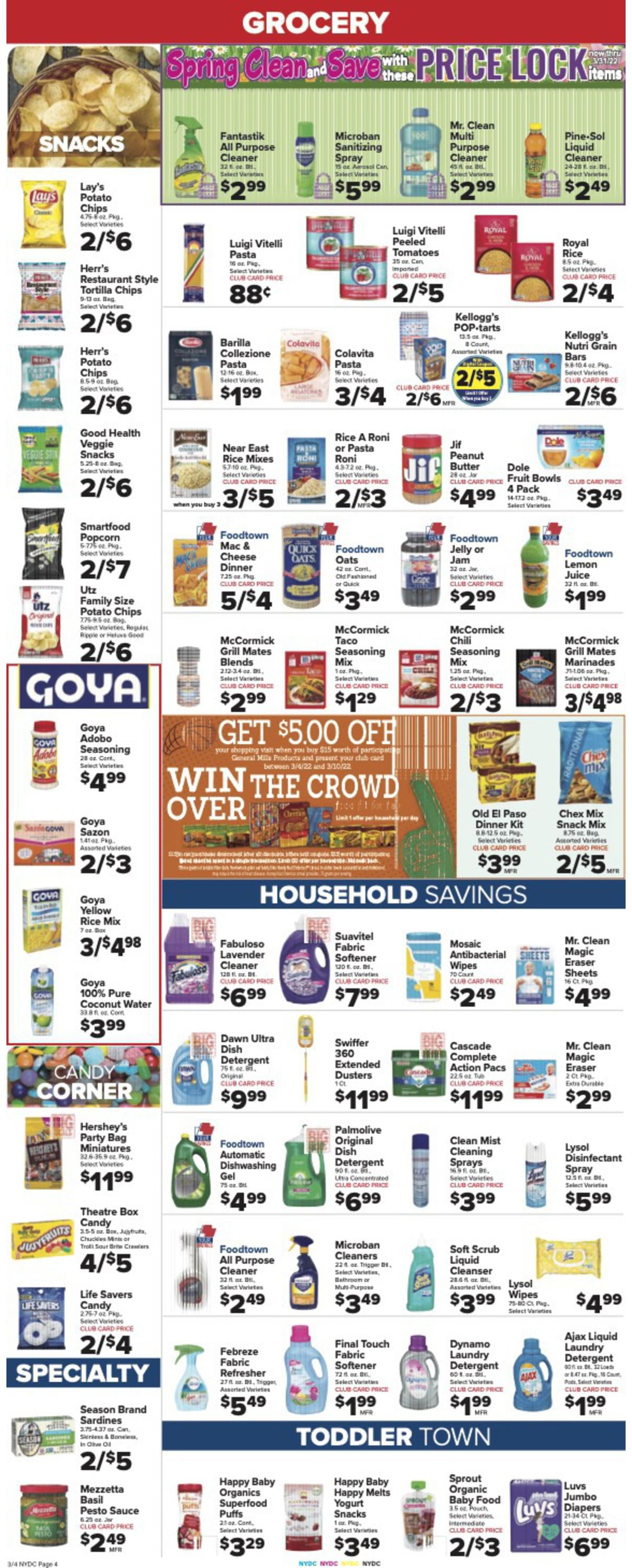 Foodtown Weekly Ad Circular - valid 03/04-03/10/2022 (Page 6)