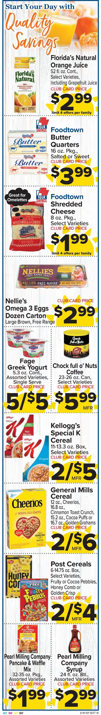 Foodtown Weekly Ad Circular - valid 03/11-03/17/2022 (Page 2)