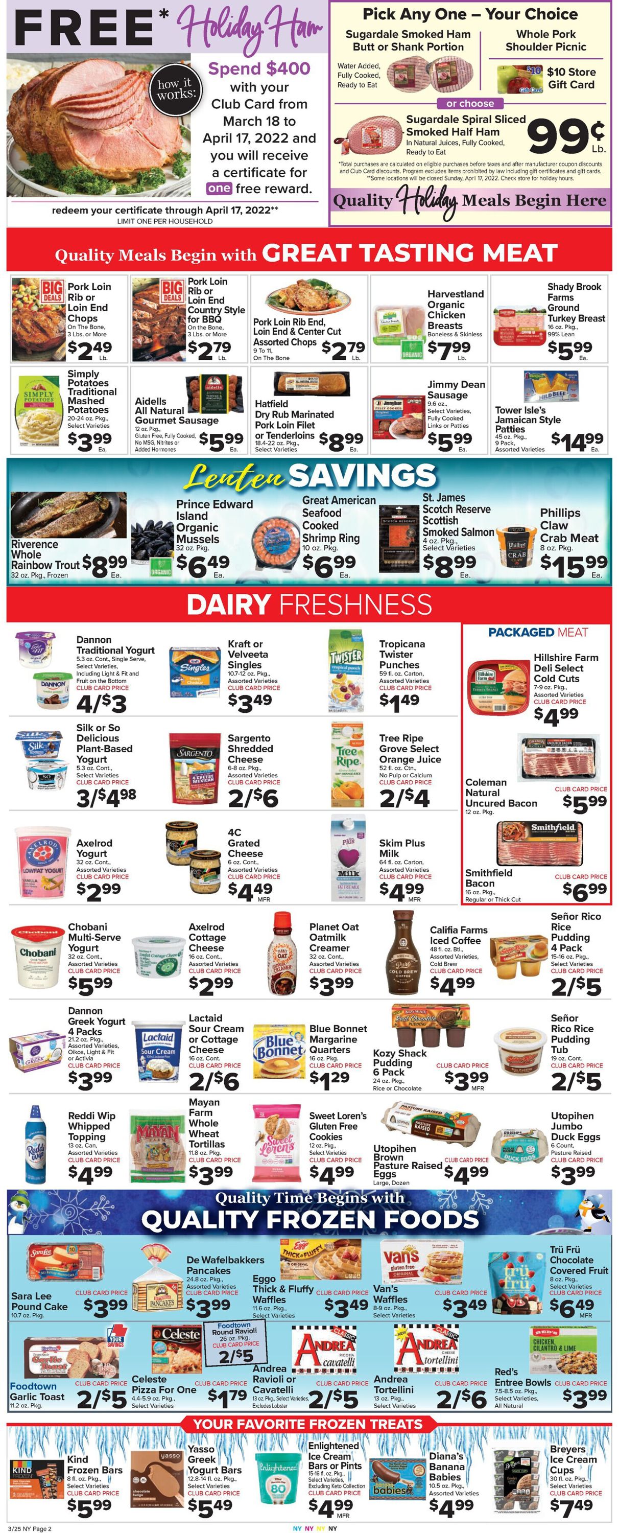 Foodtown Weekly Ad Circular - valid 03/25-03/31/2022 (Page 4)