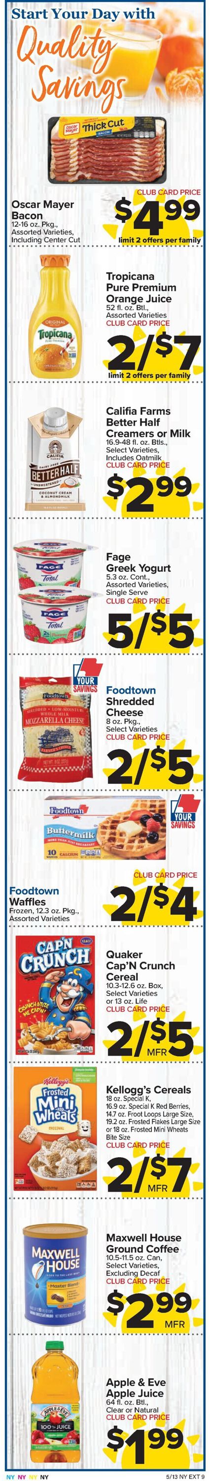 Foodtown Weekly Ad Circular - valid 05/13-05/19/2022 (Page 2)