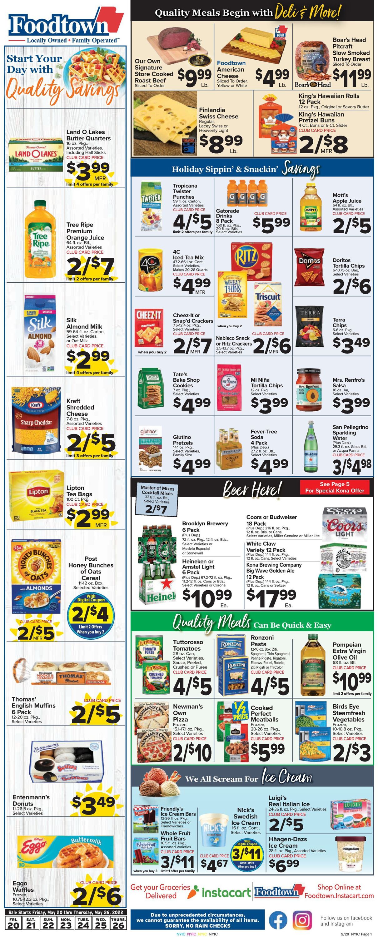 Foodtown Weekly Ad Circular - valid 05/20-05/26/2022 (Page 3)