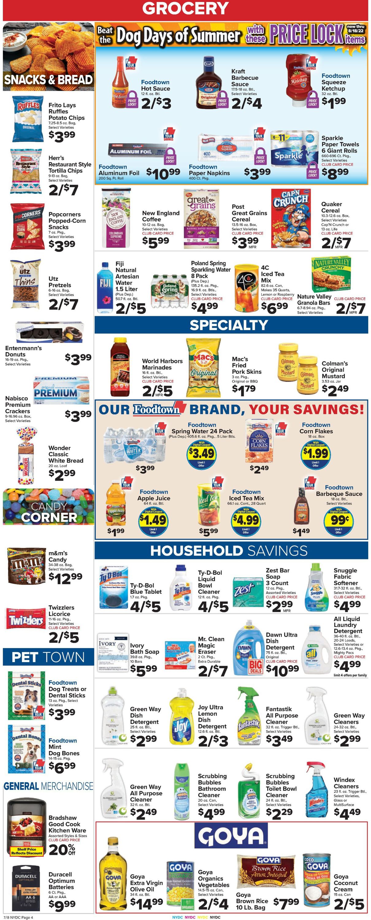 Foodtown Weekly Ad Circular - valid 07/08-07/14/2022 (Page 4)