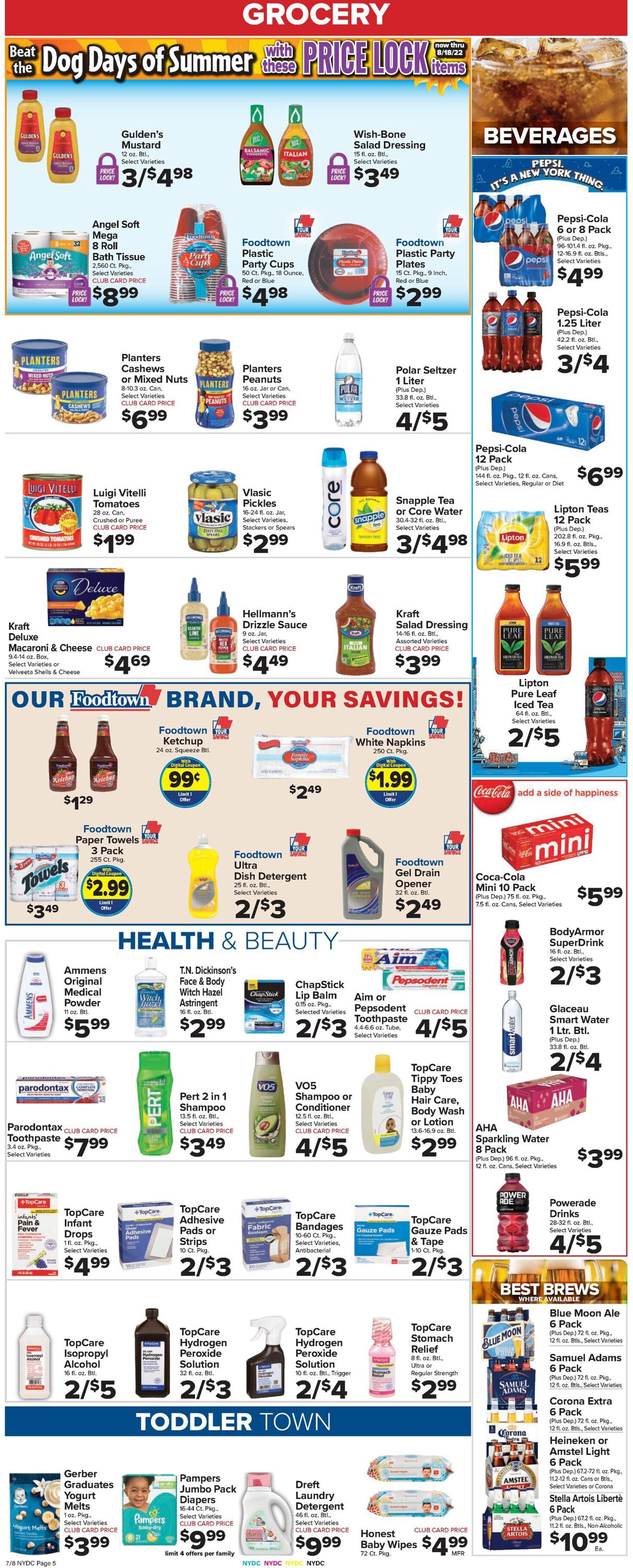 Foodtown Weekly Ad Circular - valid 07/08-07/14/2022 (Page 5)