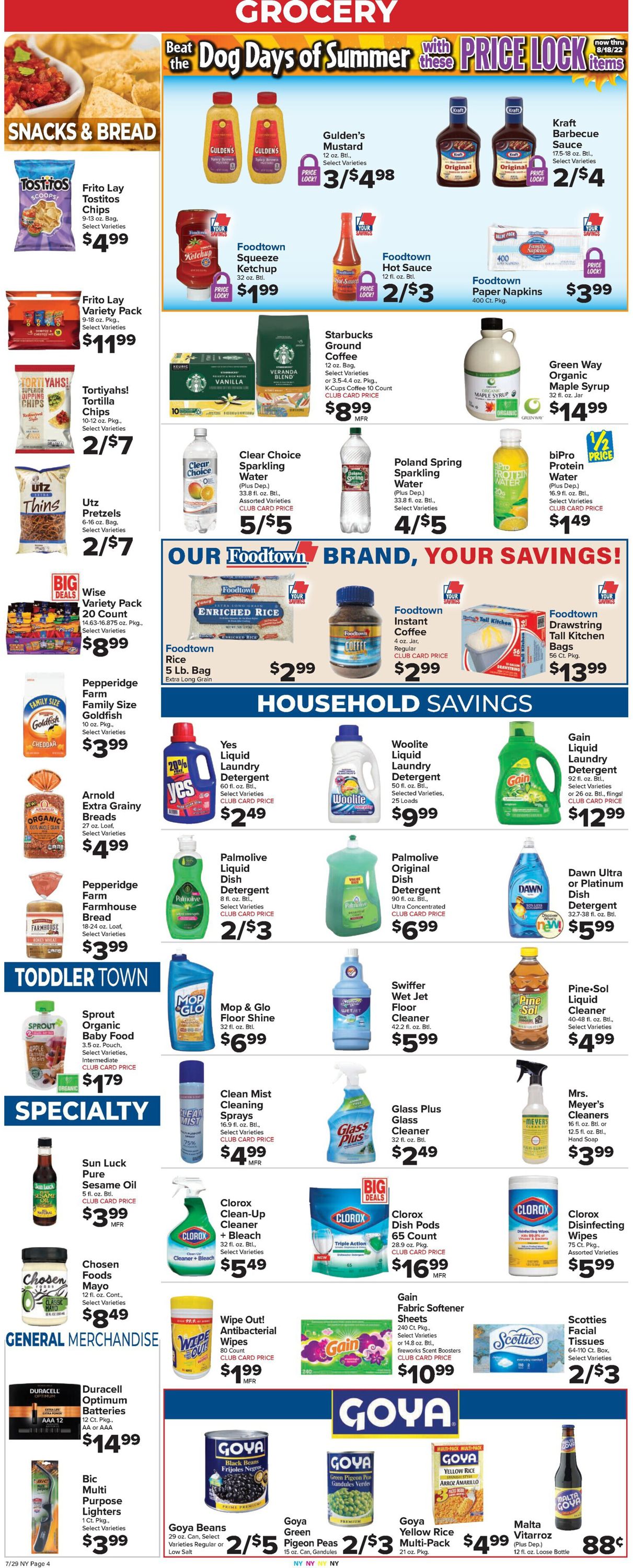 Foodtown Weekly Ad Circular - valid 07/29-08/04/2022 (Page 6)