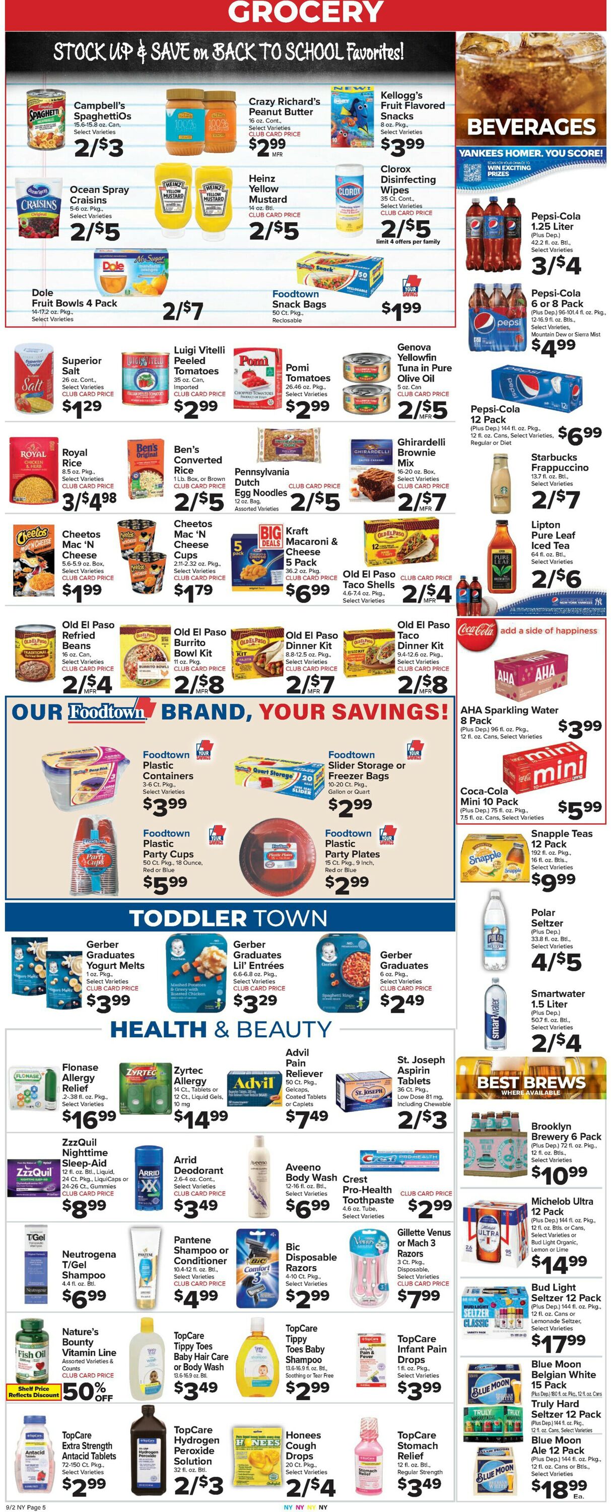 Foodtown Weekly Ad Circular - valid 09/02-09/08/2022 (Page 7)