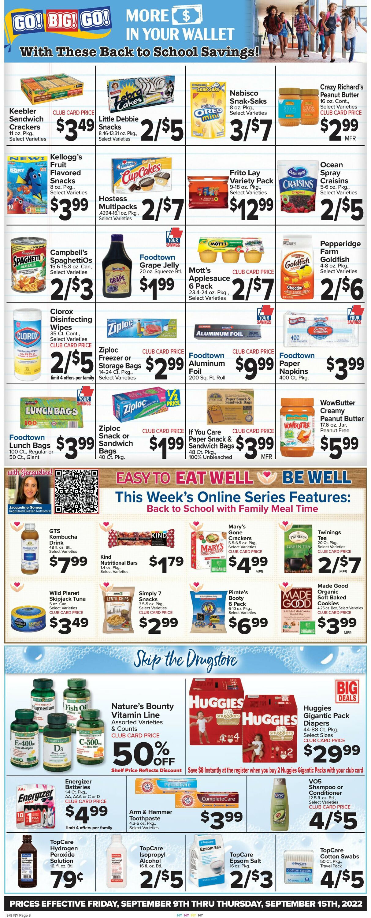 Foodtown Weekly Ad Circular - valid 09/09-09/15/2022 (Page 2)