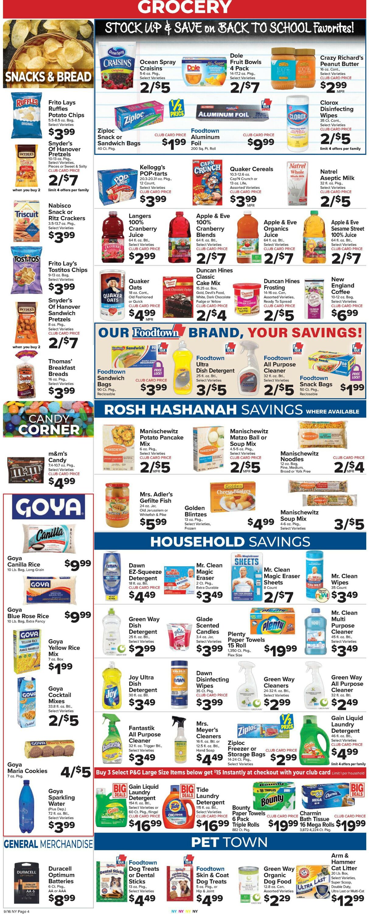 Foodtown Weekly Ad Circular - valid 09/16-09/22/2022 (Page 6)