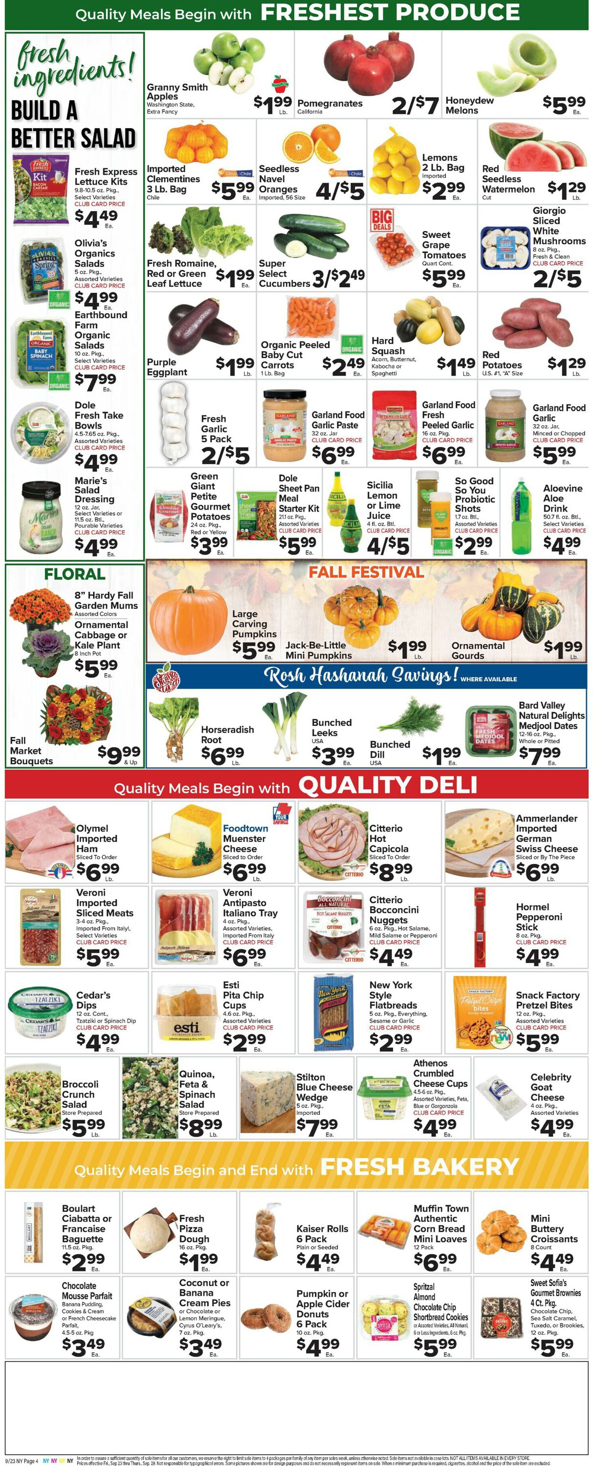 Foodtown Weekly Ad Circular - valid 09/23-09/29/2022 (Page 6)