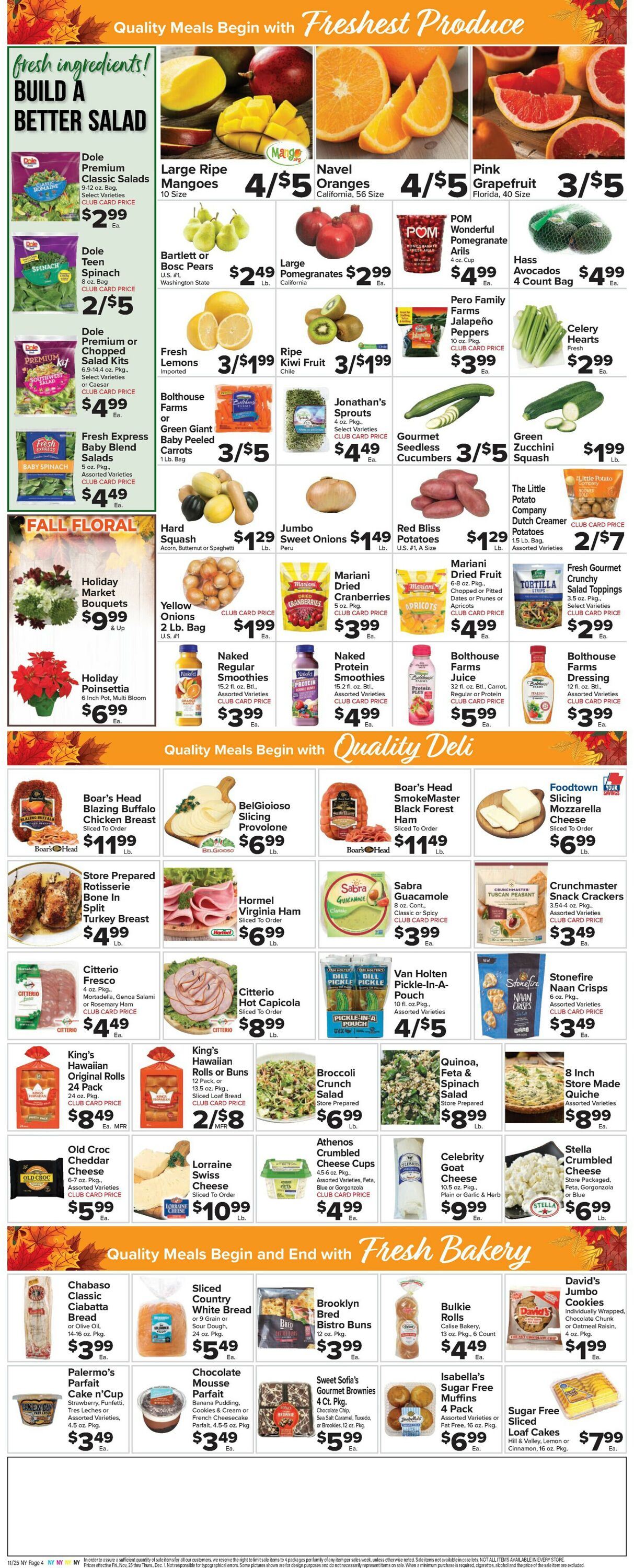Foodtown Weekly Ad Circular - valid 11/25-12/01/2022 (Page 6)