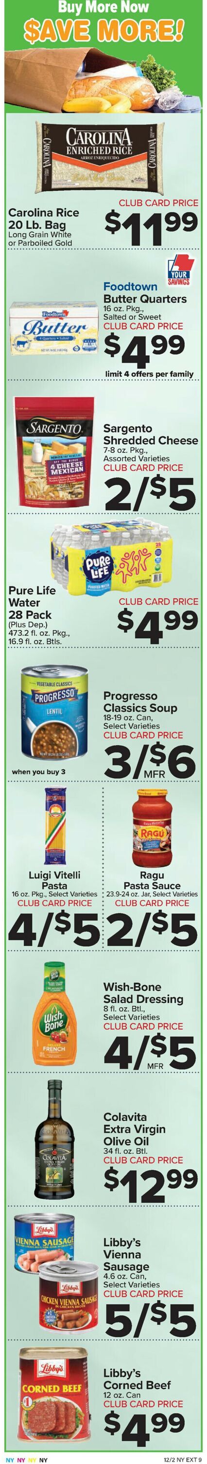 Foodtown Weekly Ad Circular - valid 12/02-12/08/2022 (Page 2)