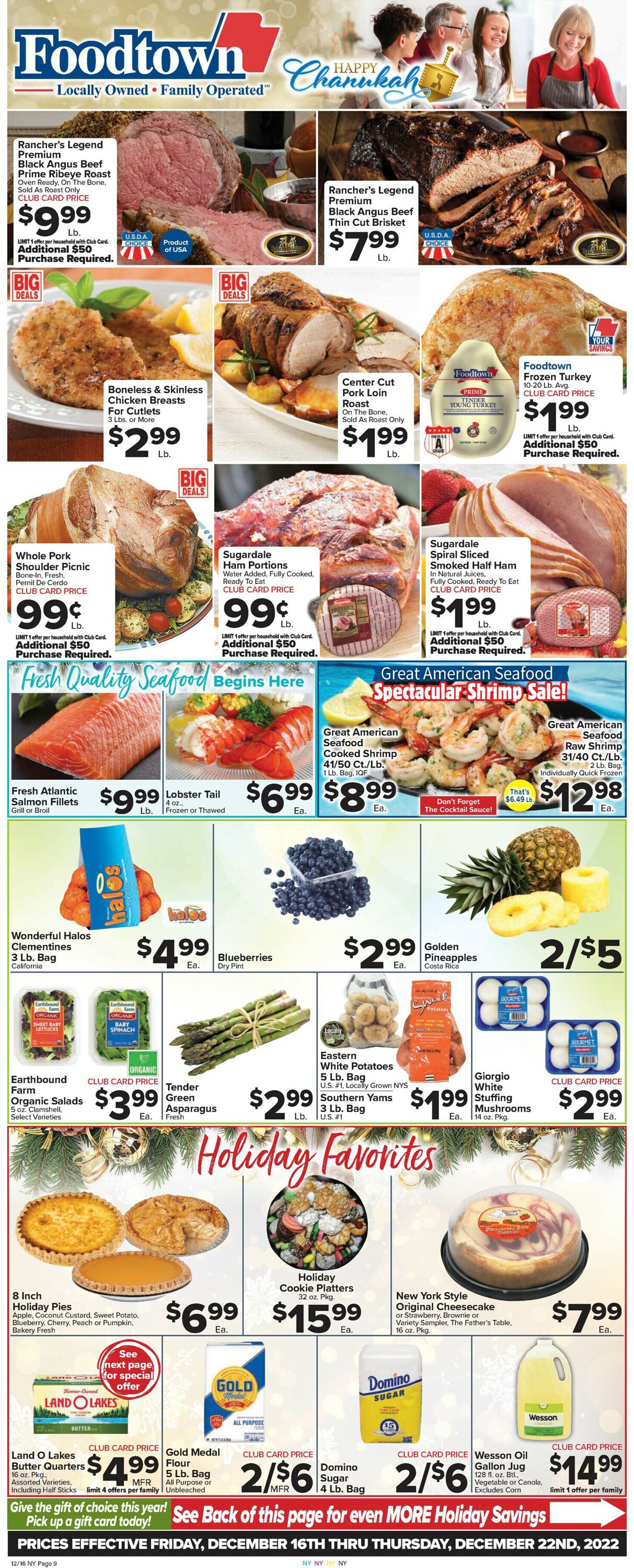 Foodtown Weekly Ad Circular - valid 12/16-12/22/2022