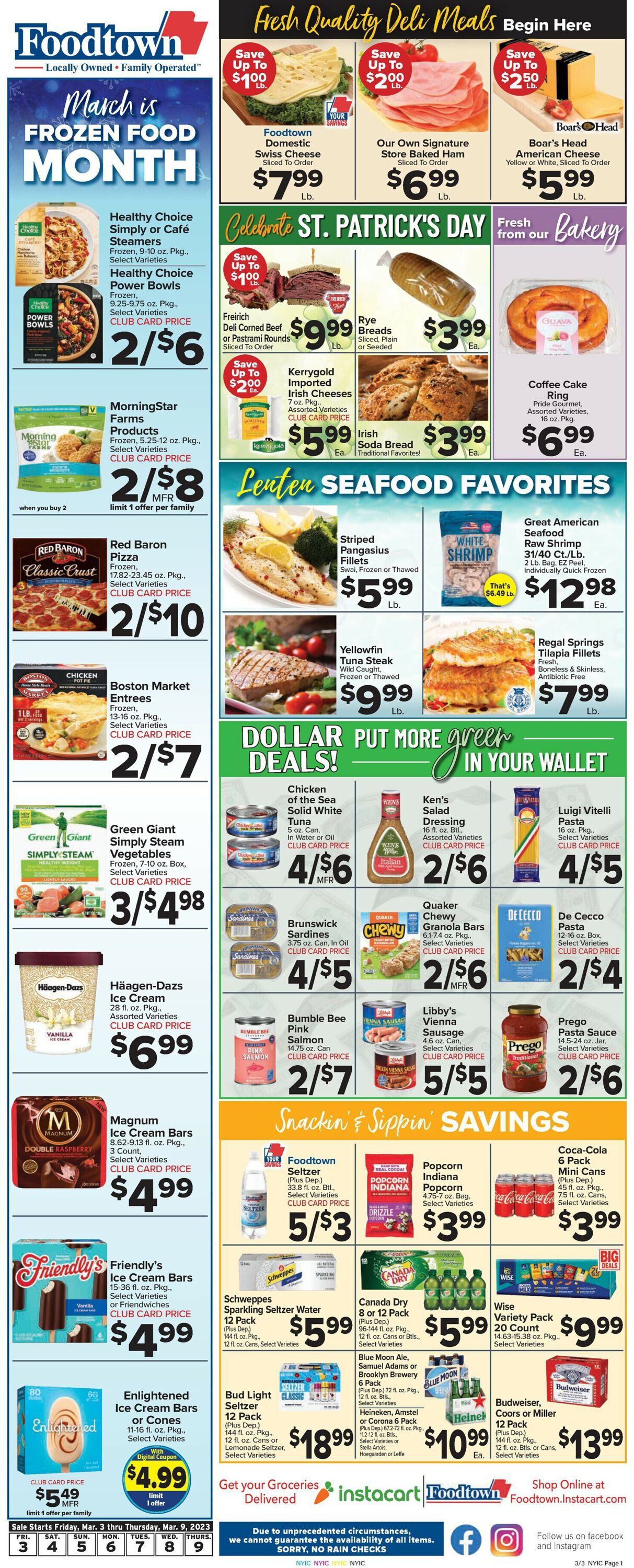 Foodtown Weekly Ad Circular - valid 03/03-03/09/2023 (Page 3)