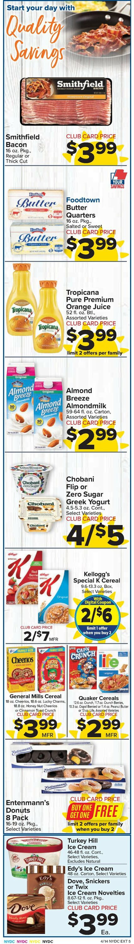 Foodtown Weekly Ad Circular - valid 04/14-04/20/2023 (Page 2)