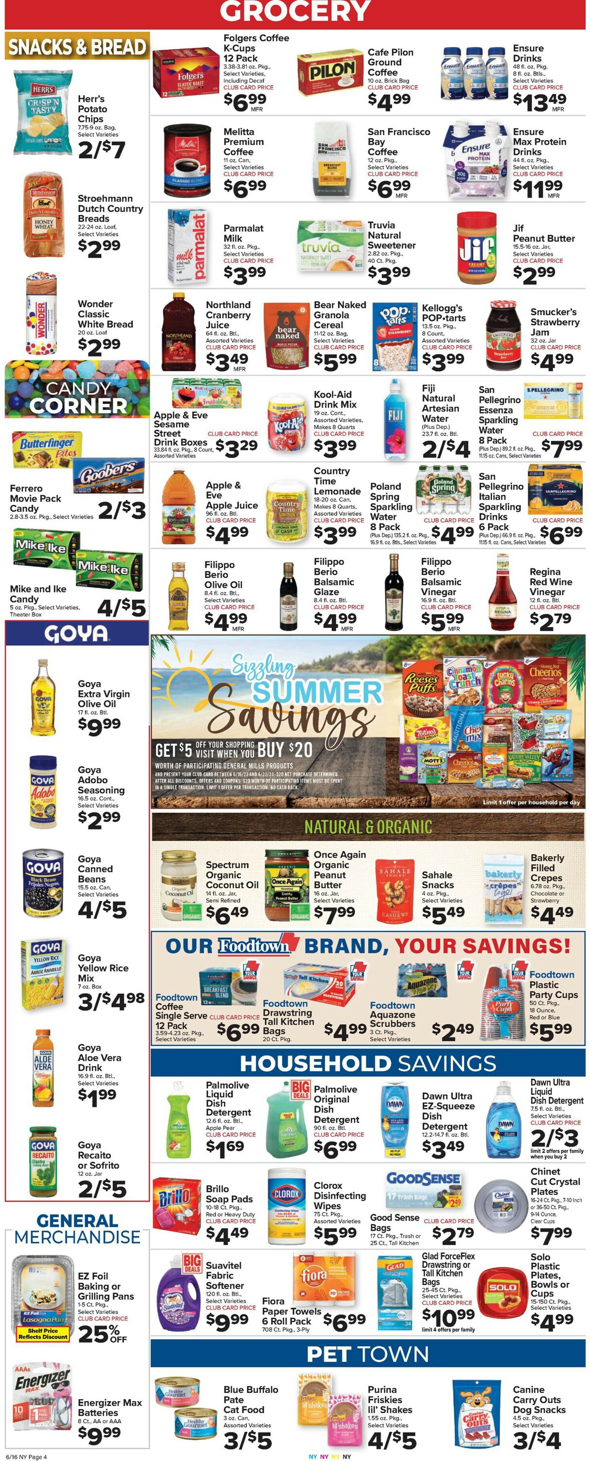 Foodtown Weekly Ad Circular - valid 06/16-06/22/2023 (Page 6)