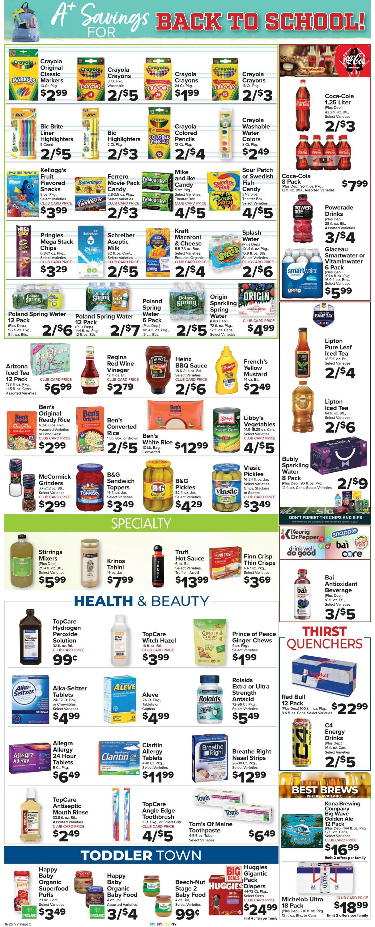 Foodtown Weekly Ad Circular - valid 08/25-08/31/2023 (Page 7)