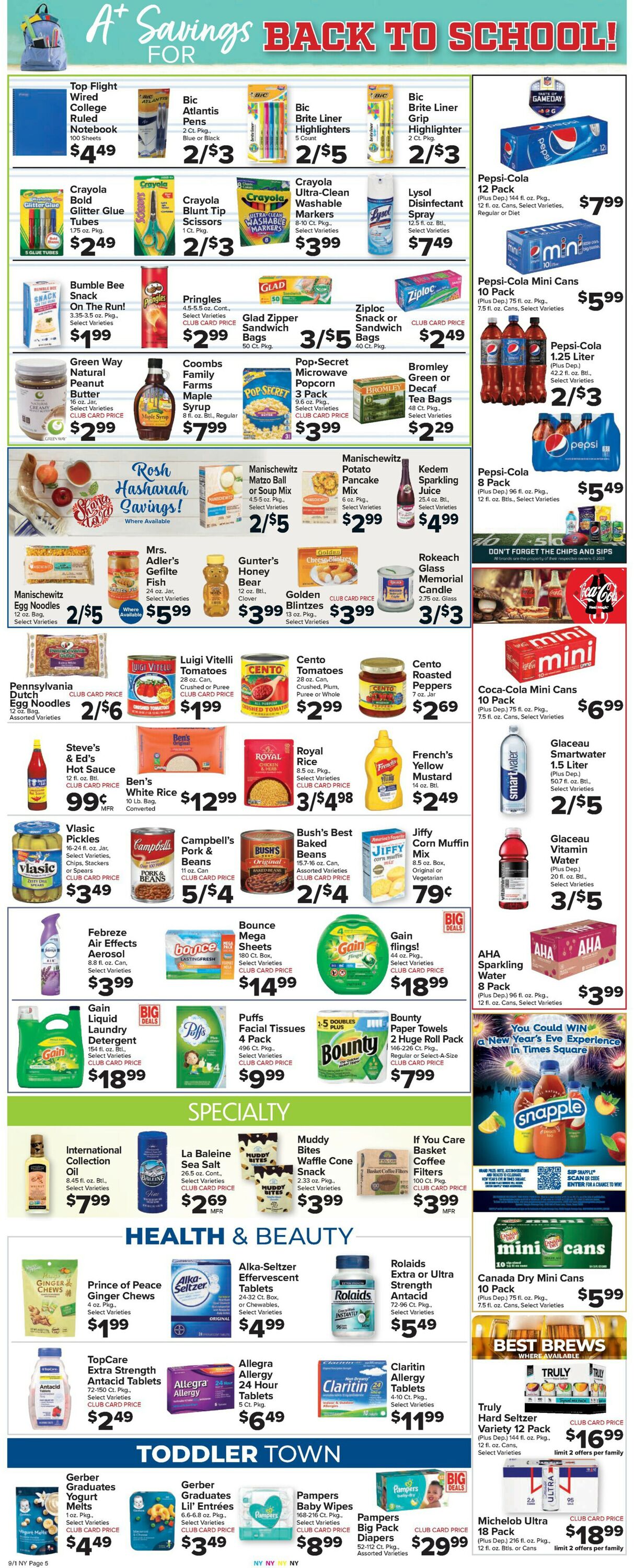 Foodtown Weekly Ad Circular - valid 09/01-09/07/2023 (Page 7)