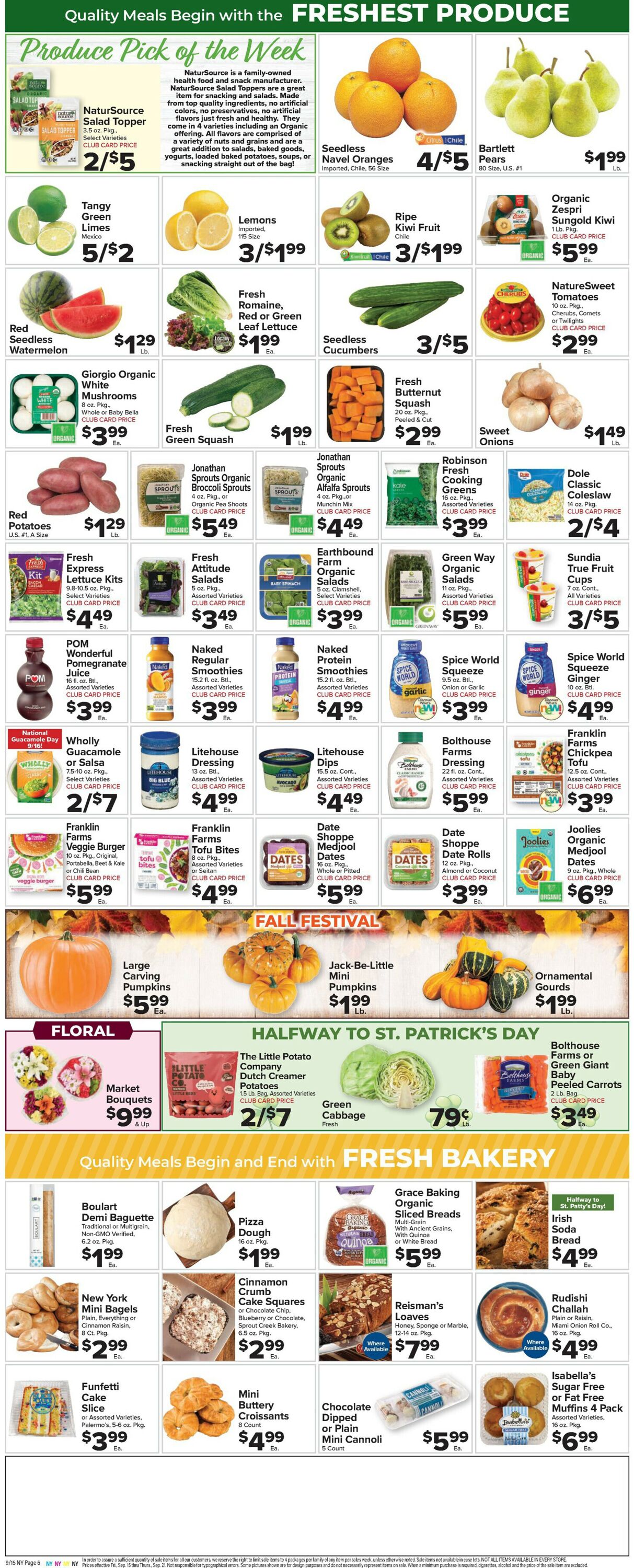 Foodtown Weekly Ad Circular - valid 09/15-09/21/2023 (Page 8)