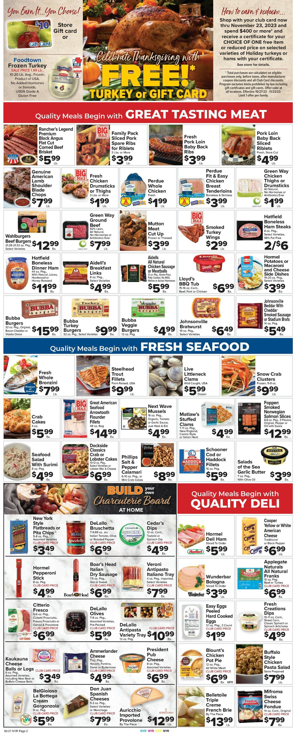Foodtown Weekly Ad Circular - valid 10/27-11/02/2023 (Page 4)