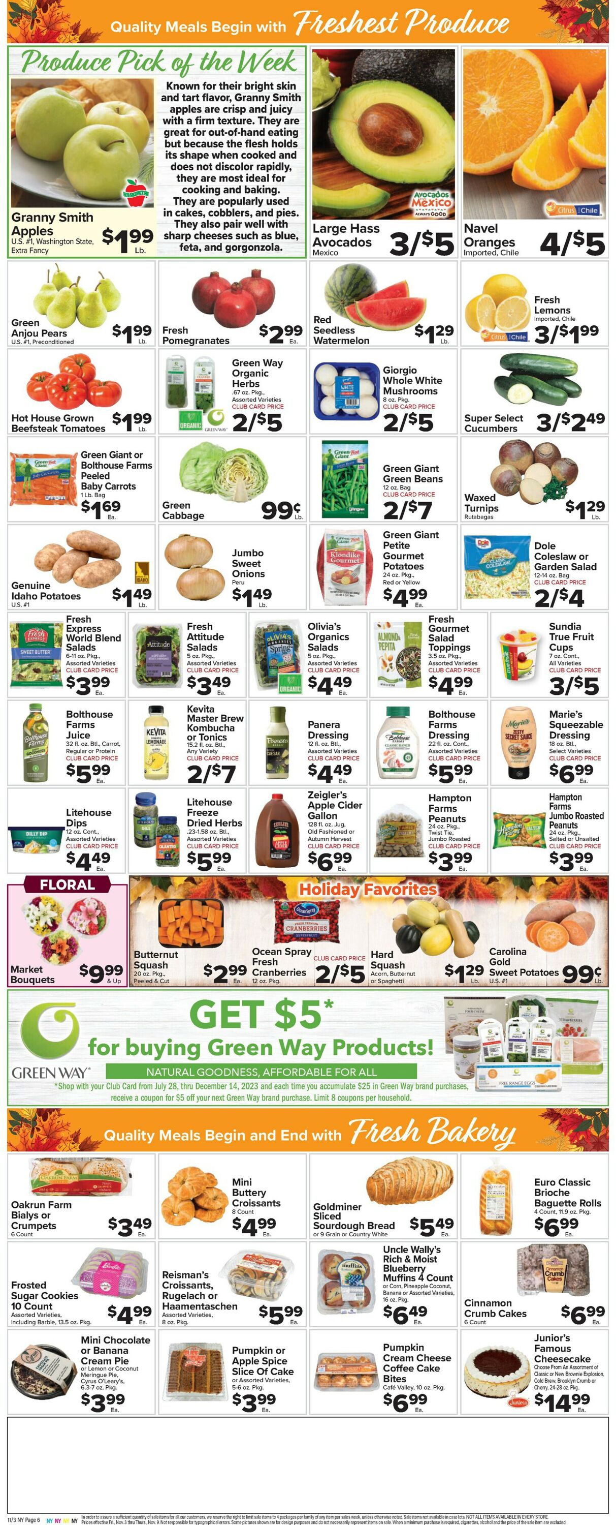 Foodtown Weekly Ad Circular - valid 11/03-11/09/2023 (Page 8)
