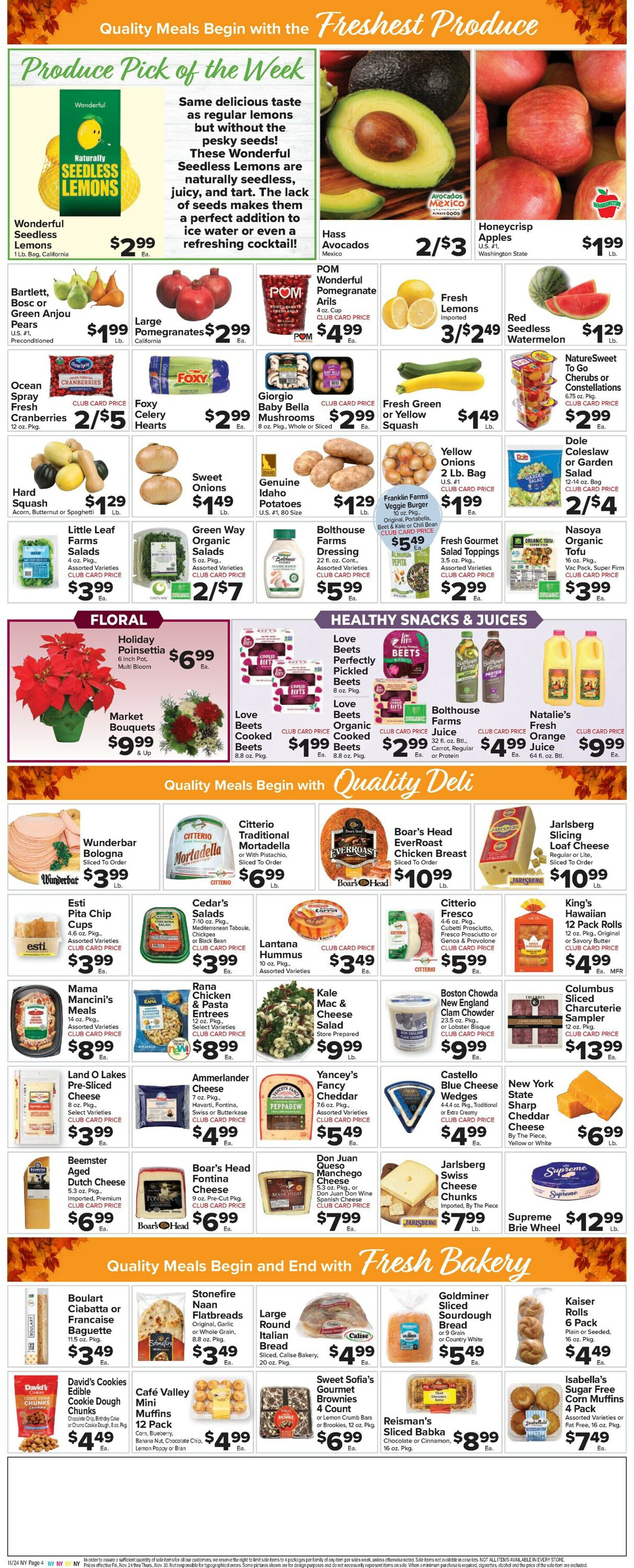 Foodtown Weekly Ad Circular - valid 11/24-11/30/2023 (Page 6)