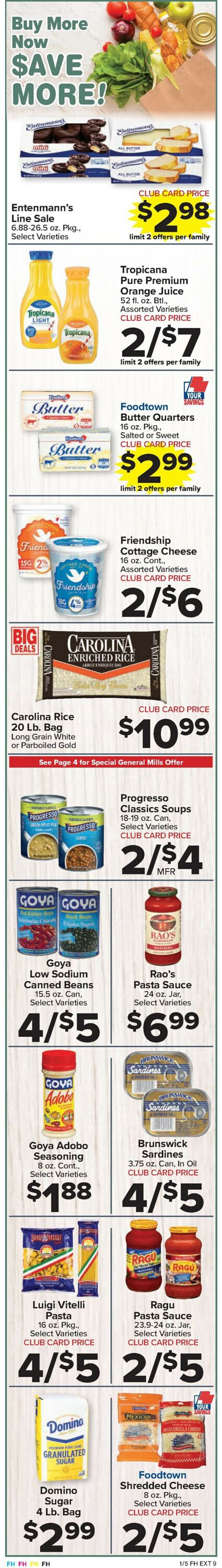 Foodtown Weekly Ad Circular - valid 01/05-01/11/2024 (Page 2)