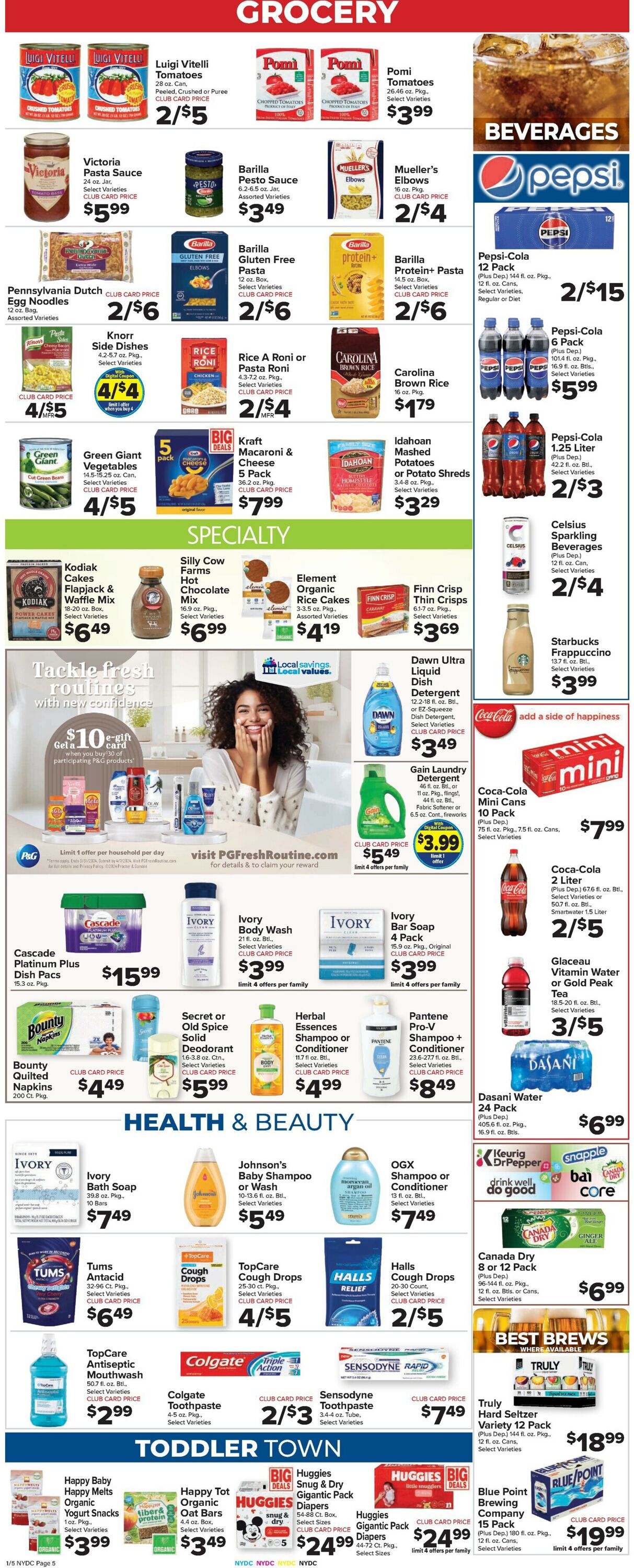 Foodtown Weekly Ad Circular - valid 01/05-01/11/2024 (Page 7)