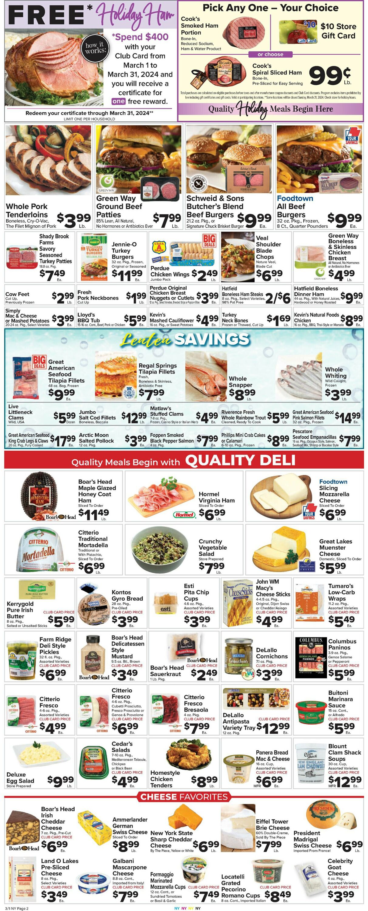 Foodtown Weekly Ad Circular - valid 03/01-03/07/2024 (Page 4)