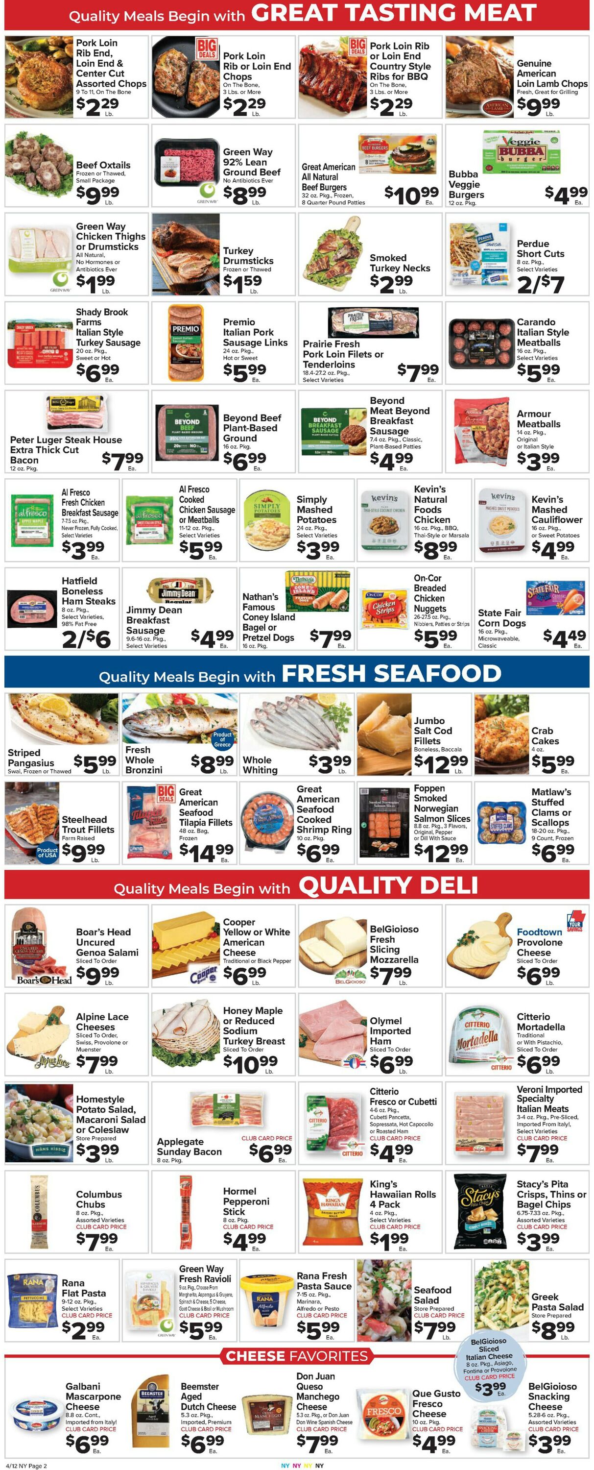 Foodtown Weekly Ad Circular - valid 04/12-04/18/2024 (Page 4)