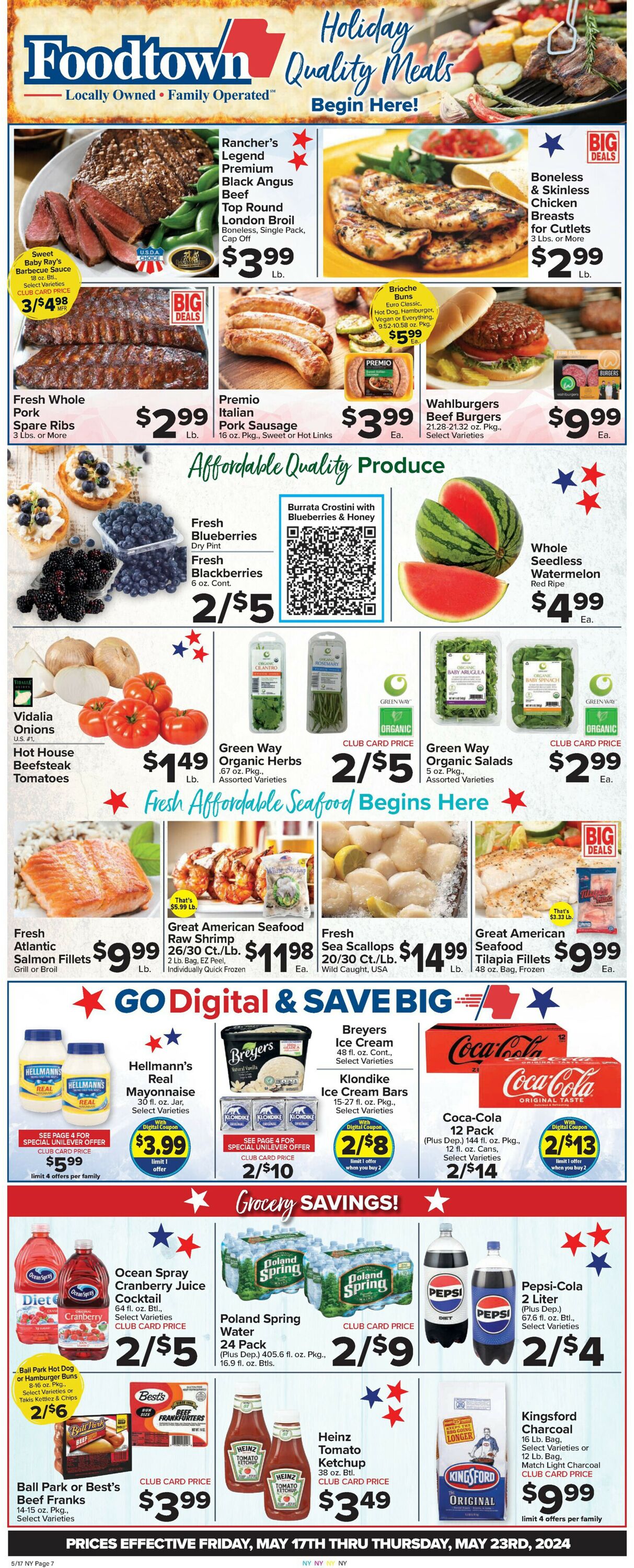 Foodtown Weekly Ad Circular - valid 05/17-05/23/2024