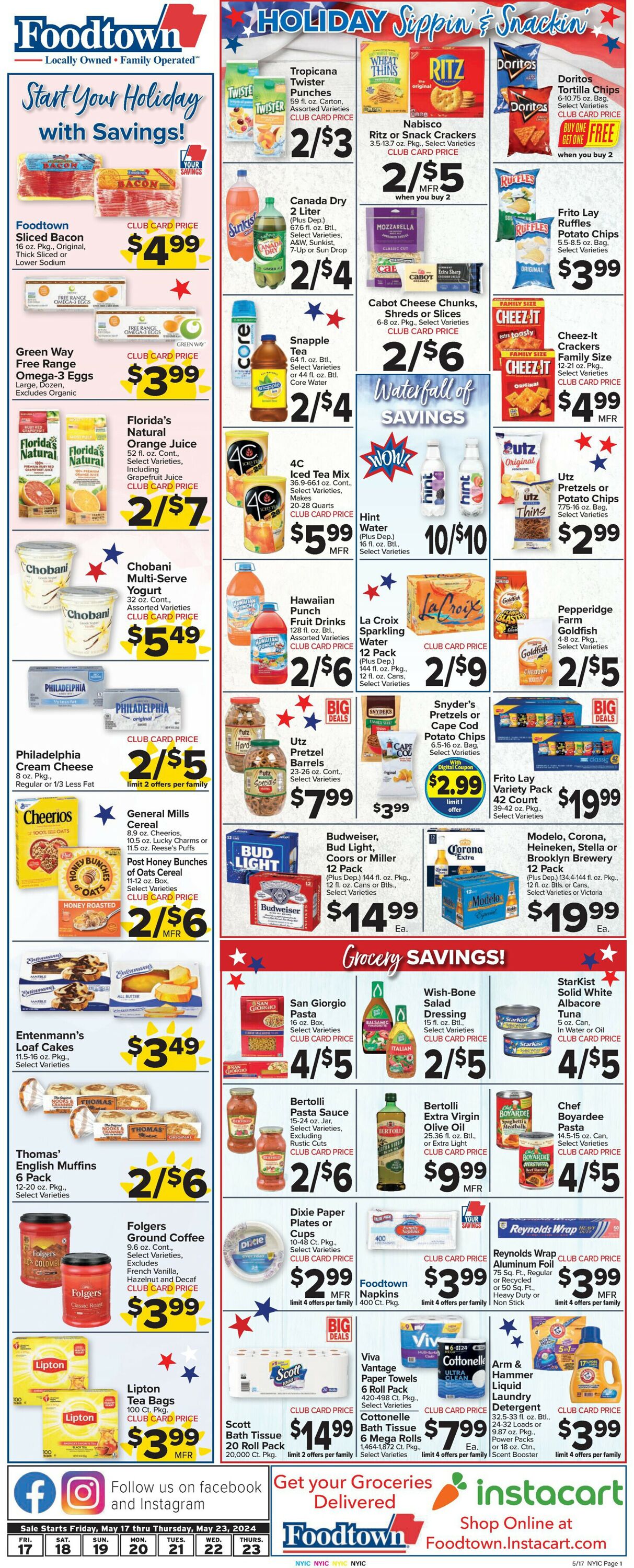 Foodtown Weekly Ad Circular - valid 05/17-05/23/2024 (Page 3)