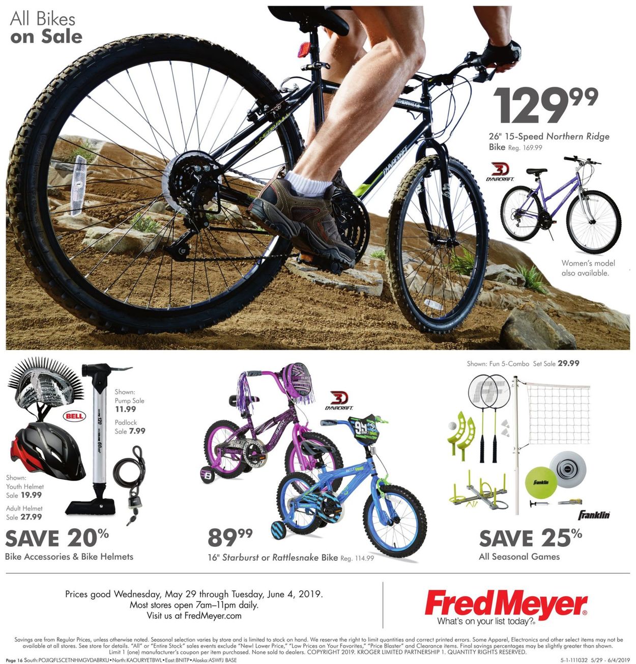 Fred Meyer Weekly Ad Circular - valid 05/29-06/04/2019 (Page 16)
