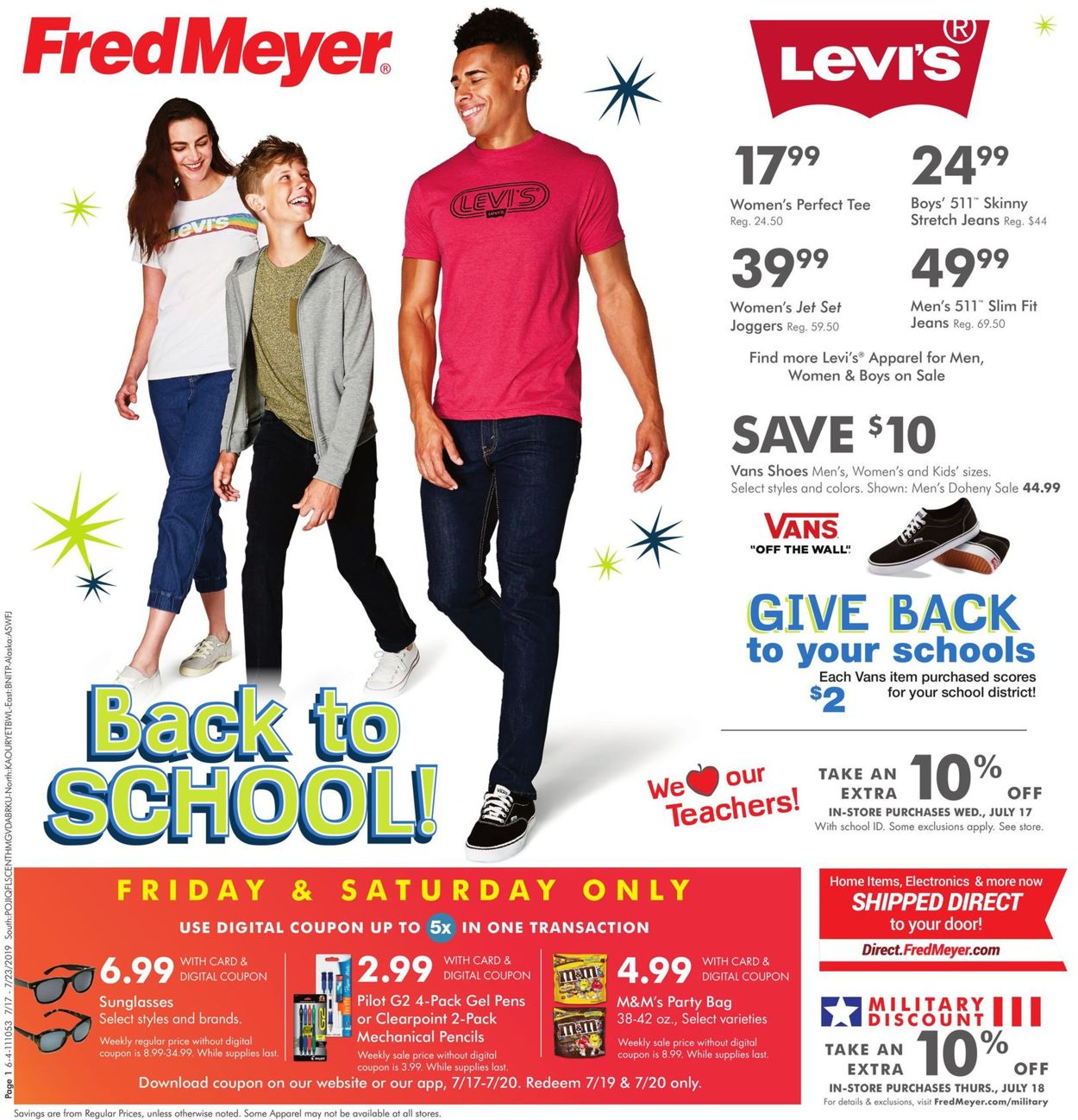 Fred Meyer Weekly Ad Circular - valid 07/17-07/20/2019