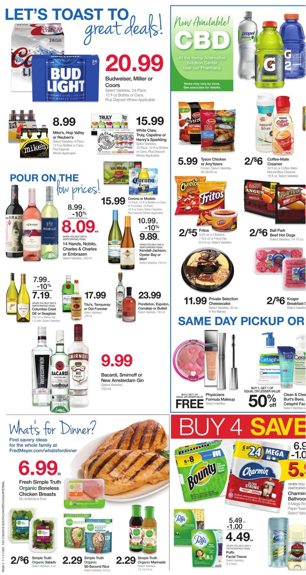 Fred Meyer Weekly Ad Circular - valid 07/25-08/18/2019 (Page 2)