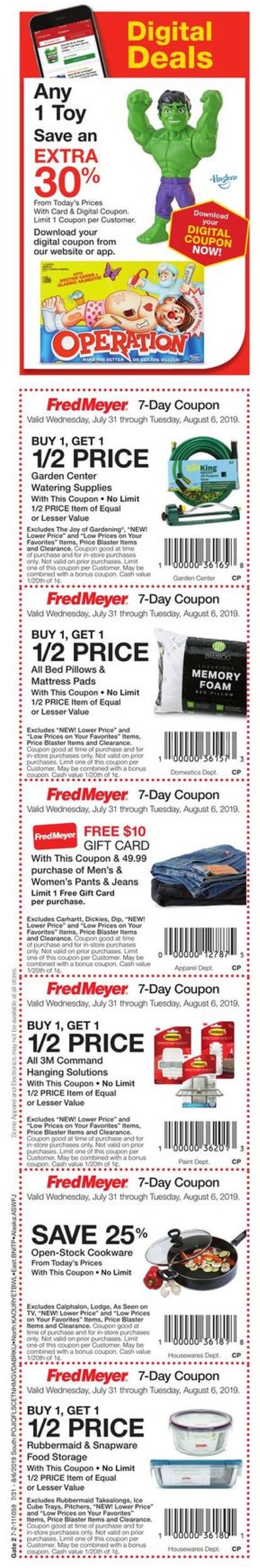 Fred Meyer Weekly Ad Circular - valid 07/31-08/06/2019 (Page 8)