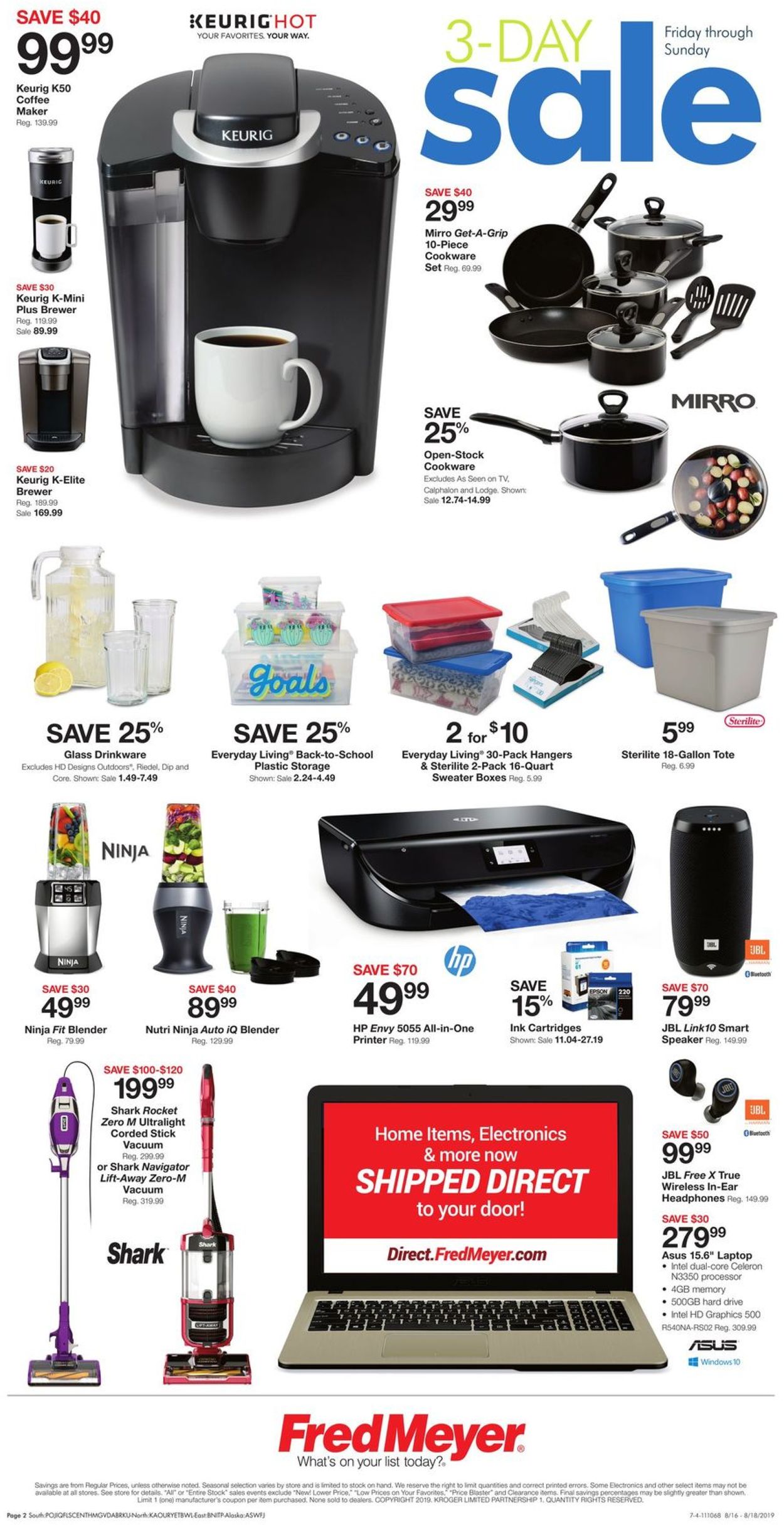 Fred Meyer Weekly Ad Circular - valid 08/16-08/18/2019 (Page 2)