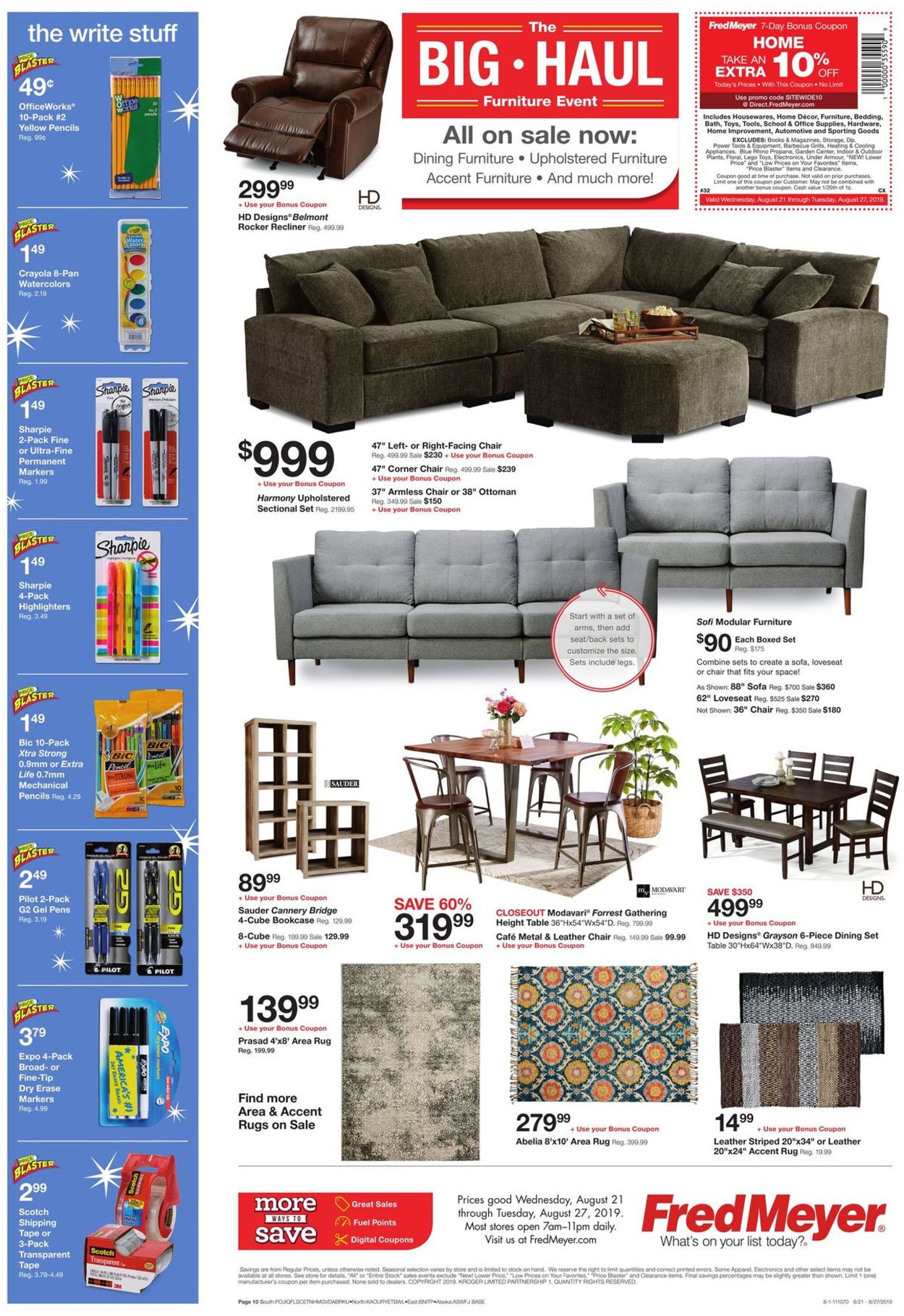 Fred Meyer Weekly Ad Circular - valid 08/21-08/27/2019 (Page 10)