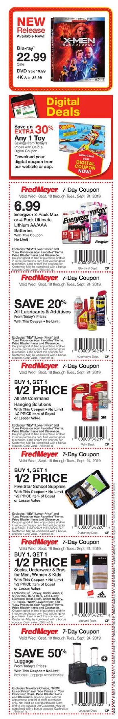 Fred Meyer Weekly Ad Circular - valid 09/18-09/24/2019 (Page 8)