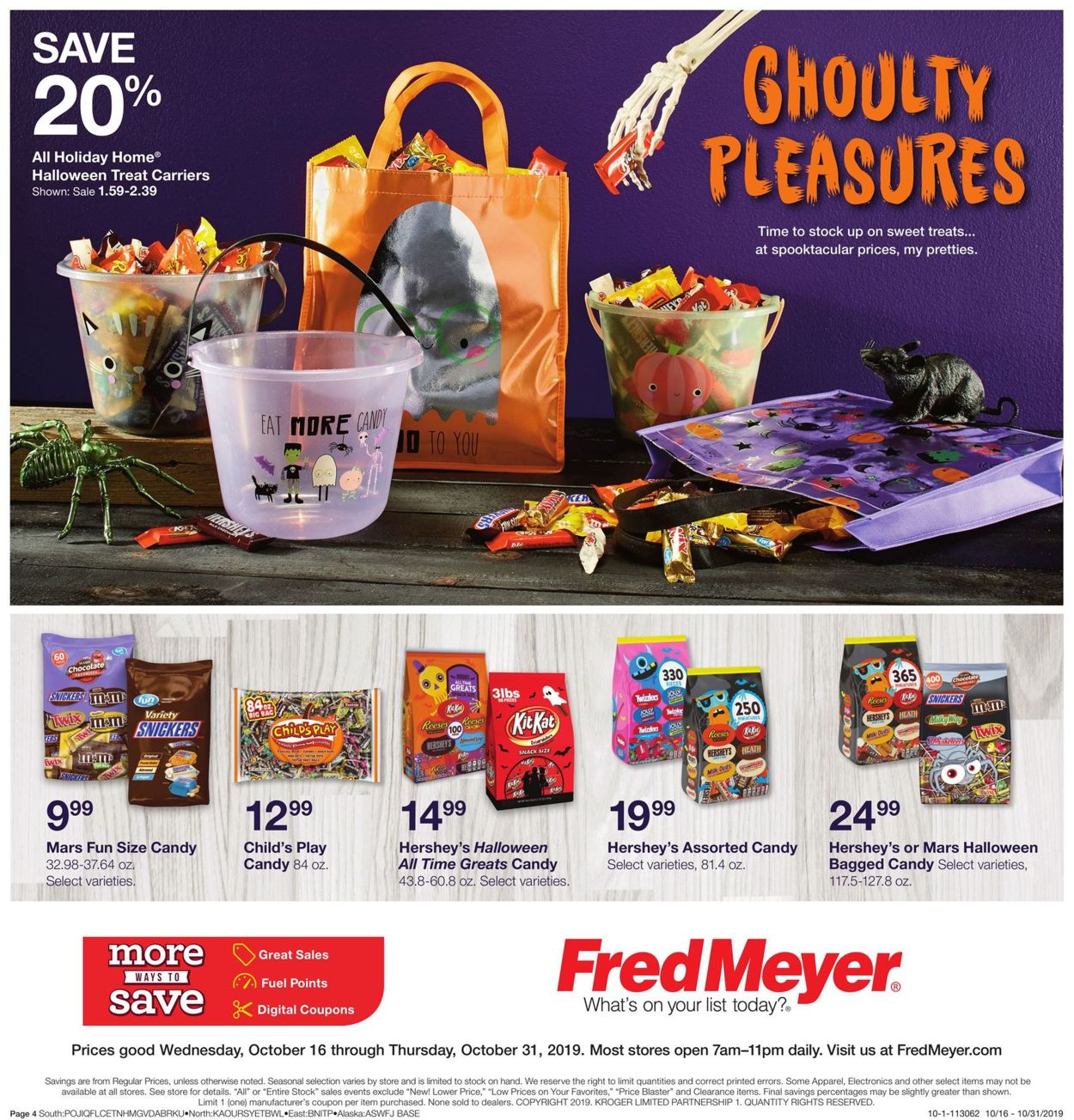 Fred Meyer Weekly Ad Circular - valid 10/16-10/31/2019 (Page 4)