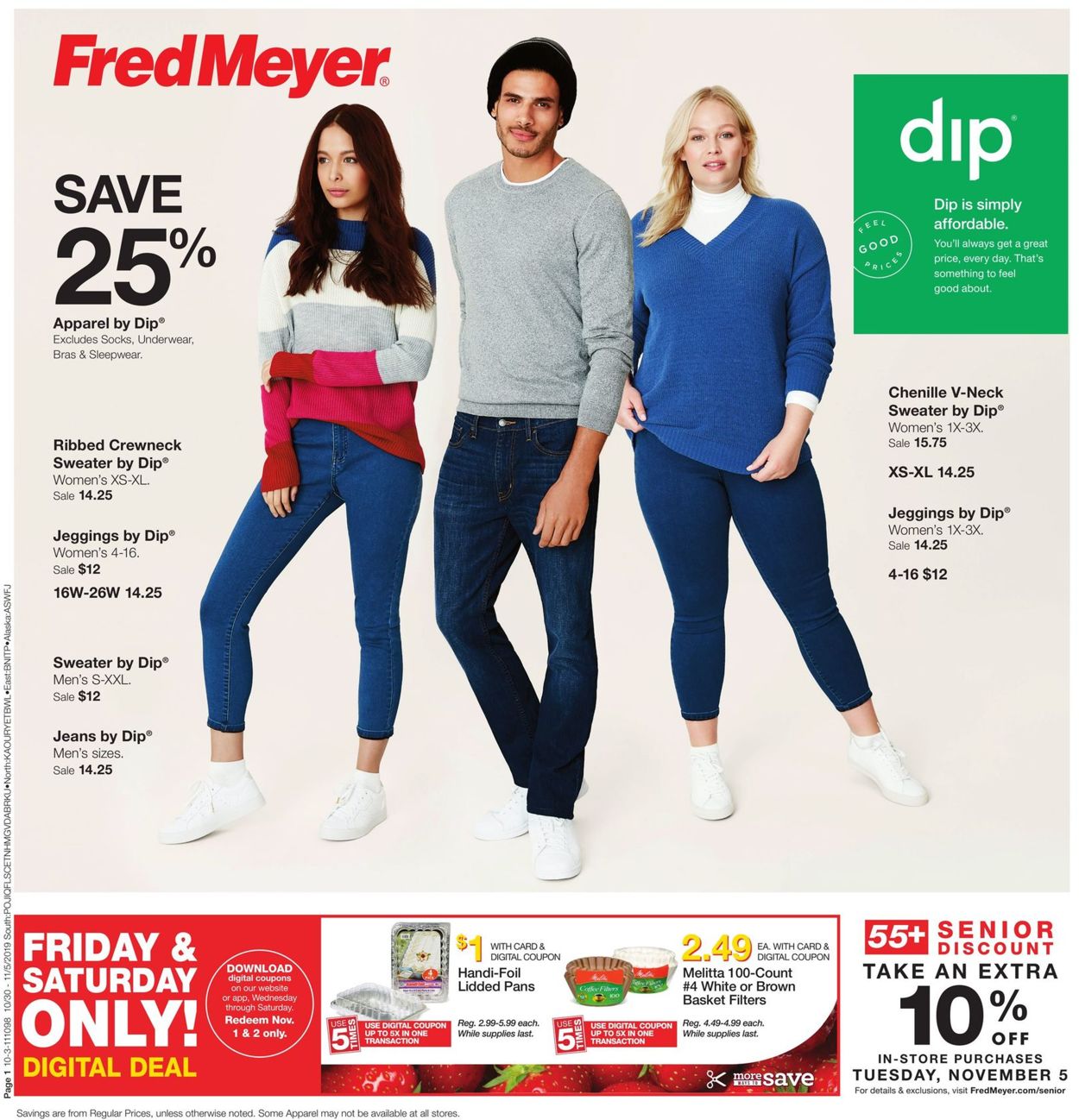 Fred Meyer Weekly Ad Circular - valid 10/30-11/05/2019