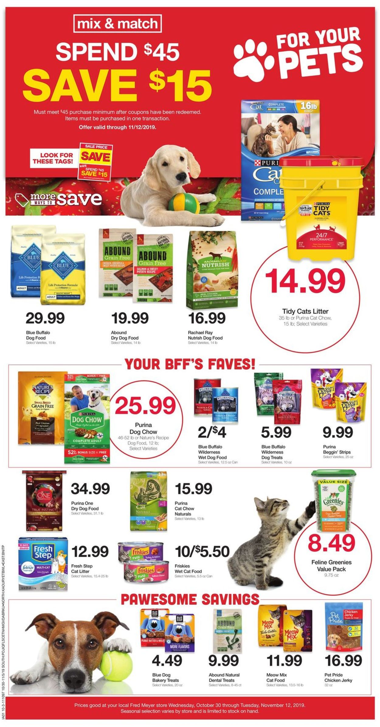 Fred Meyer Weekly Ad Circular - valid 10/30-11/05/2019 (Page 7)