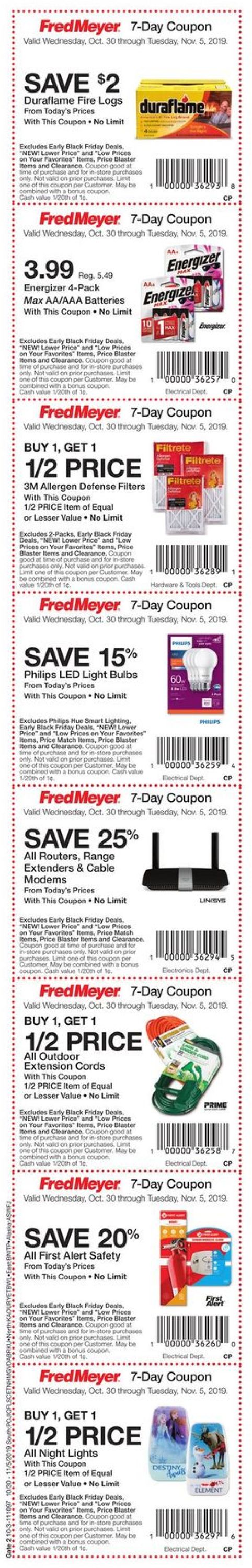 Fred Meyer Weekly Ad Circular - valid 10/30-11/05/2019 (Page 9)